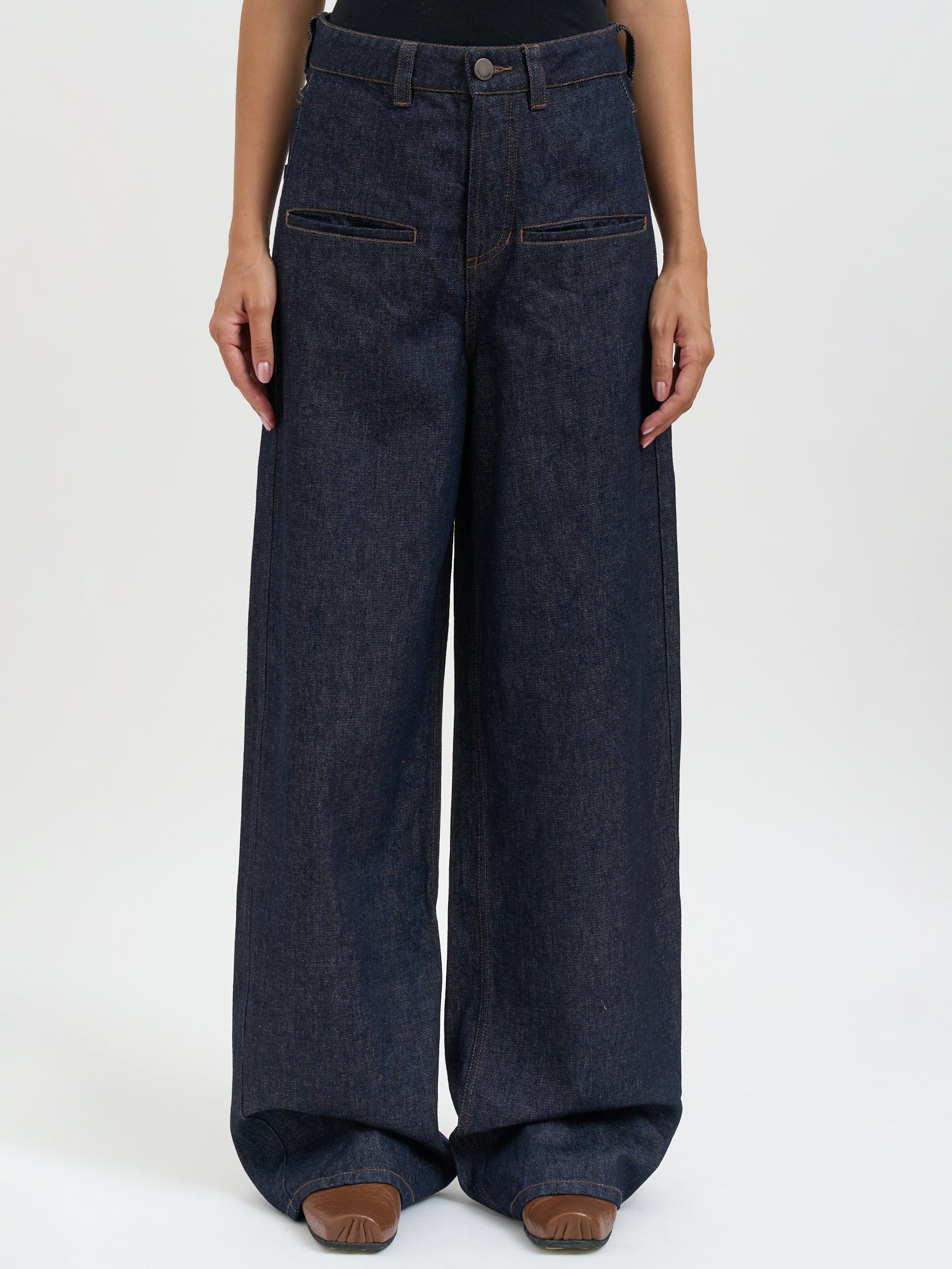 UMA WANG Cotton Ball Trousers Size S - Wide Leg Design