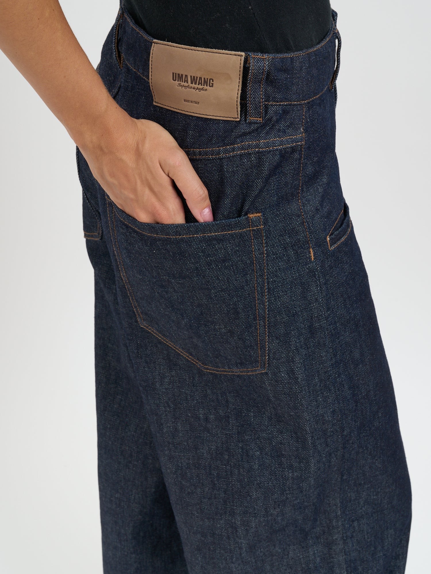 UMA WANG Cotton Ball Trousers Size S - Wide Leg Design