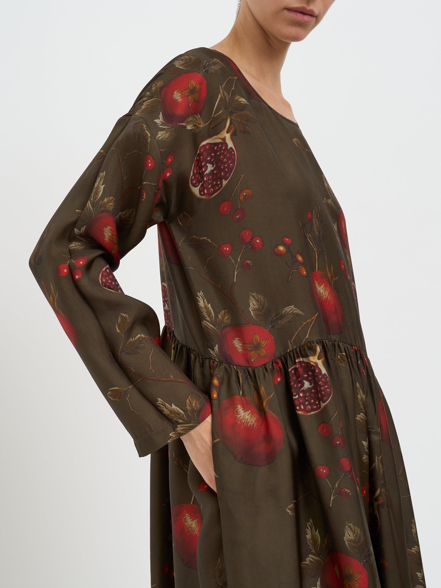 UMA WANG Long Sleeve Alexa Dress - Size S