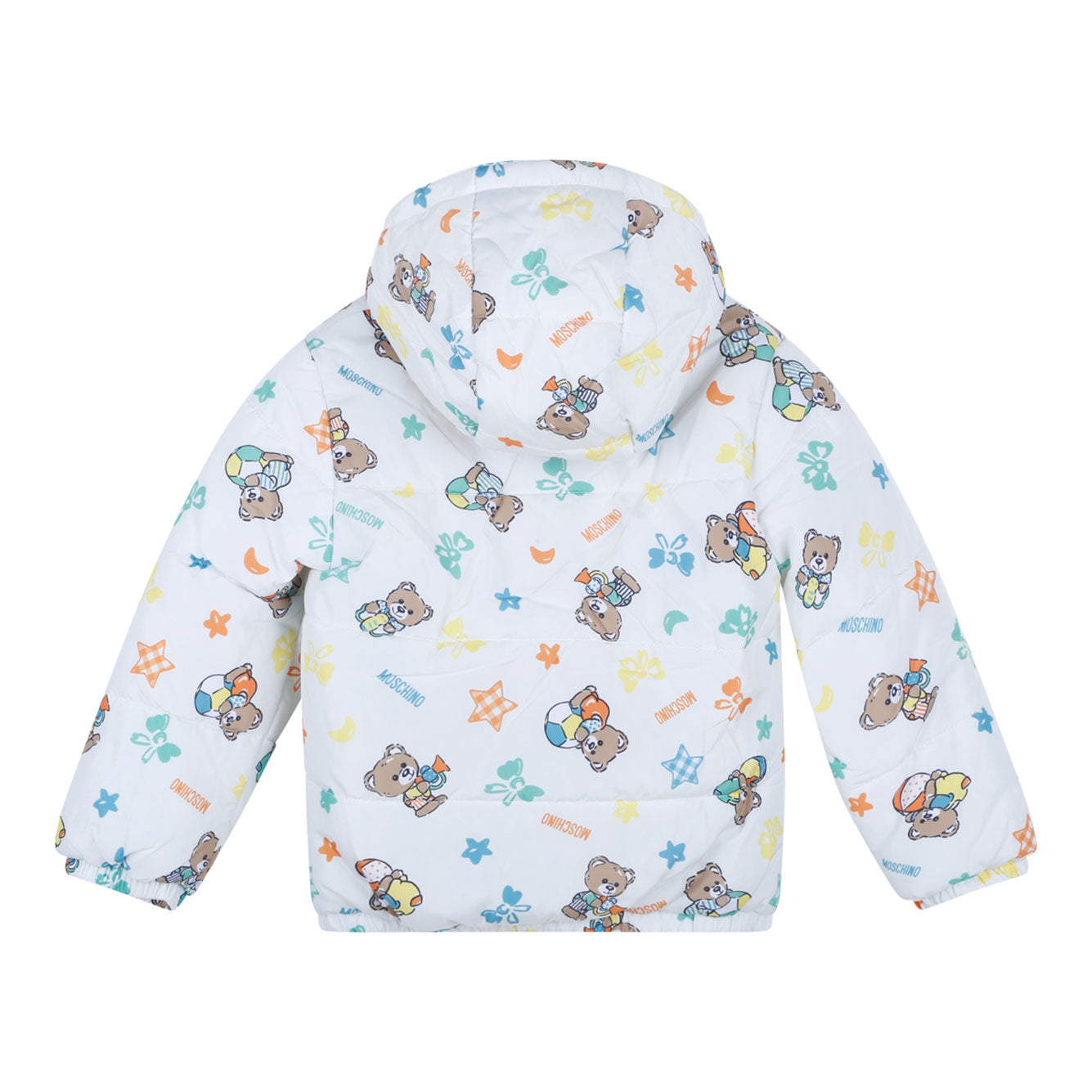 MOSCHINO KIDS Mini Cloud Toy Nursery Jacket for Girls - Fall/Winter 2024