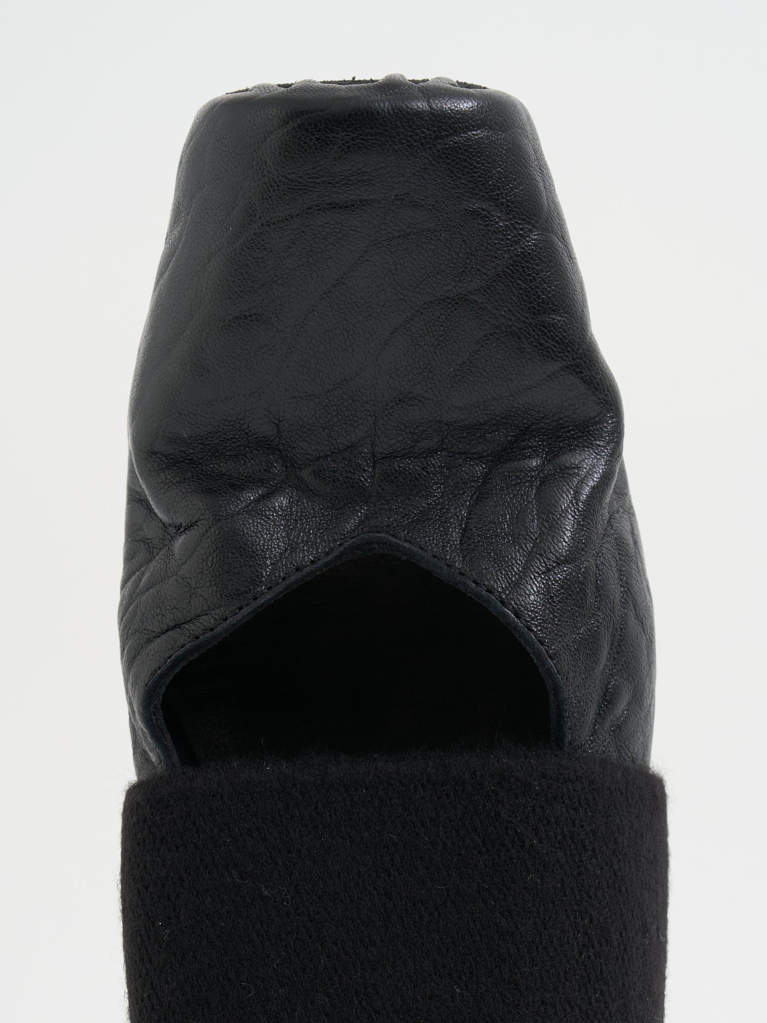 UMA WANG Leather Strap Ballerina Shoes for Women