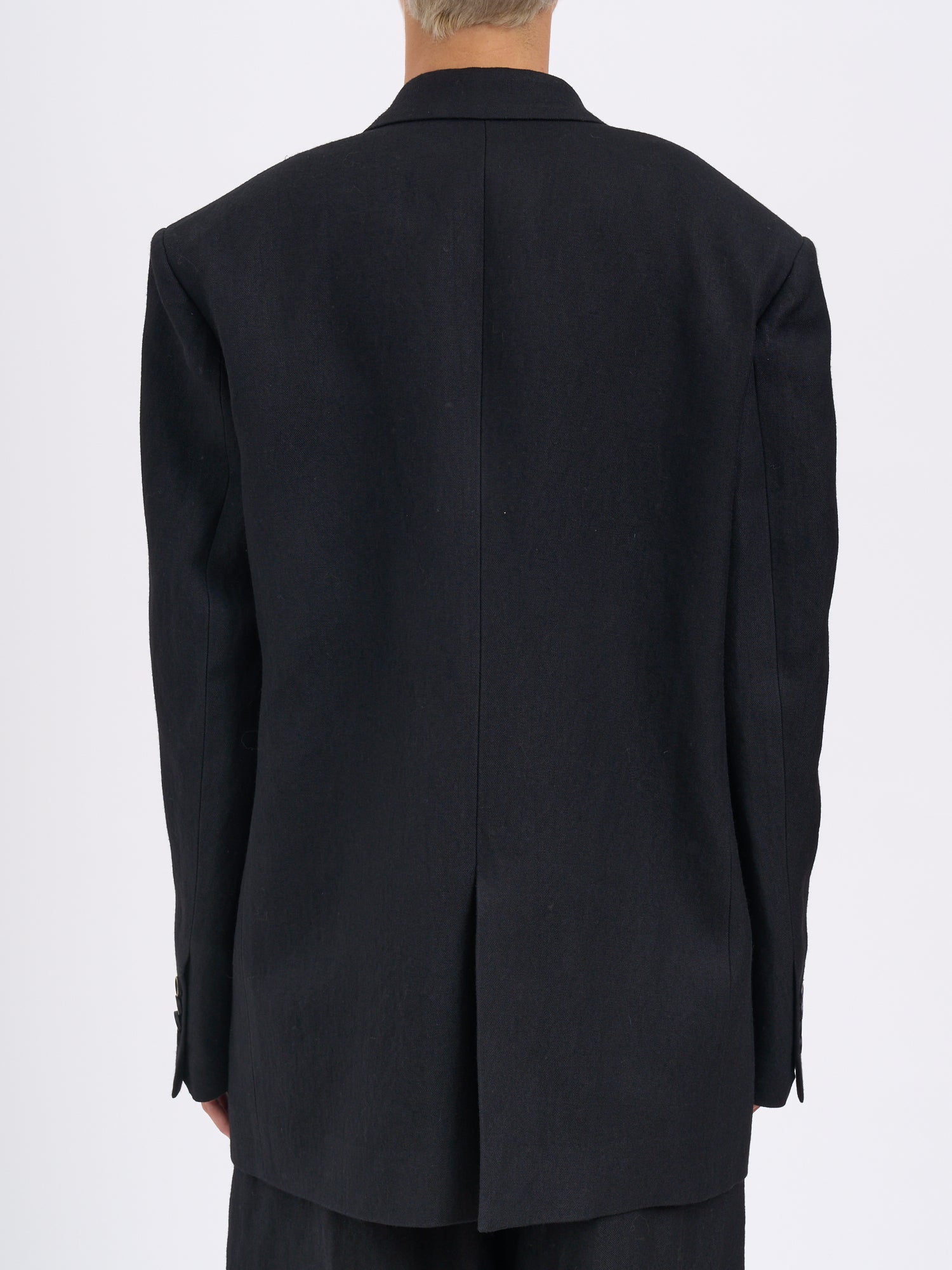 UMA WANG Kava Wool and Linen Jacket - Size S