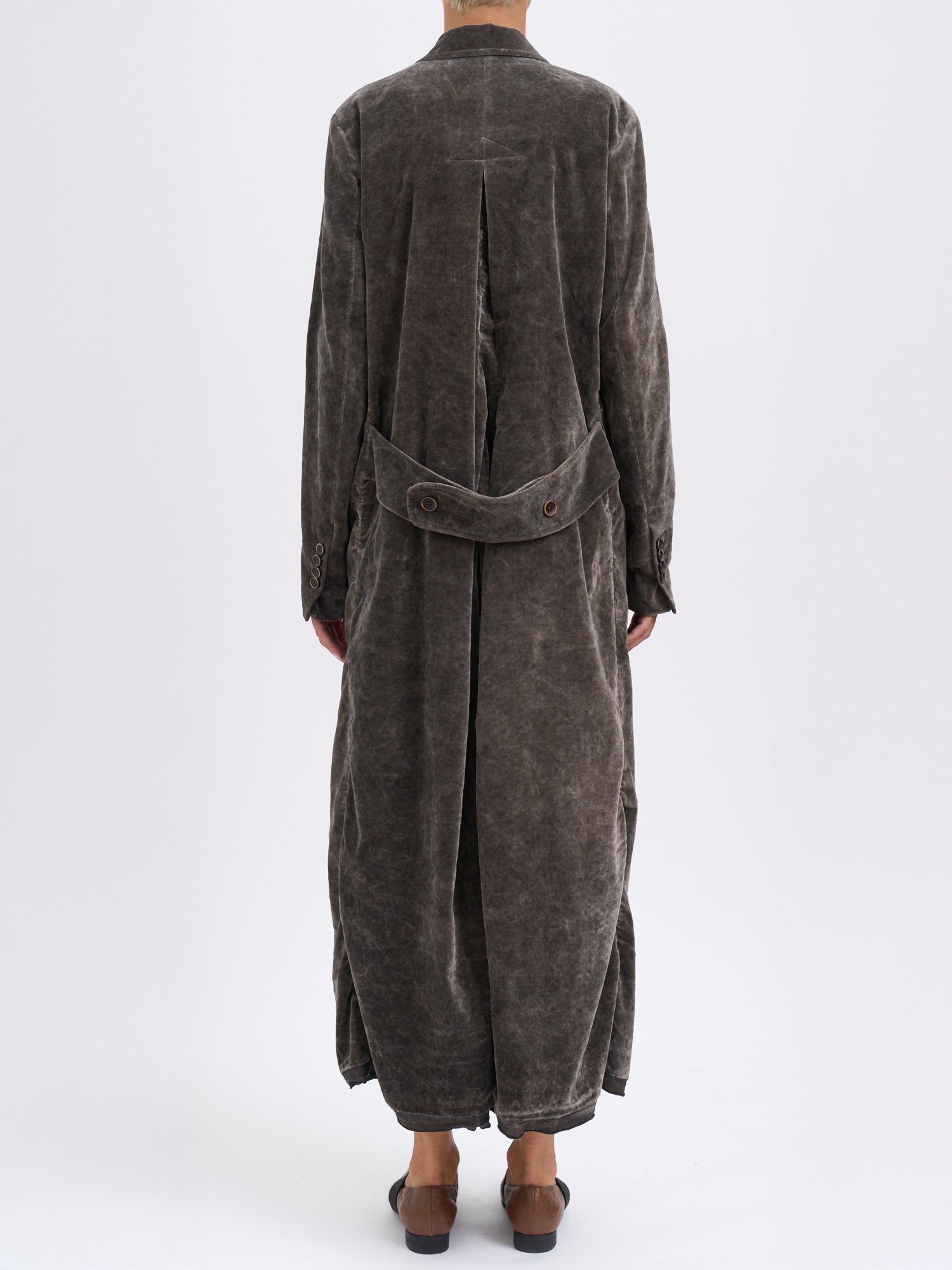 UMA WANG Double-Breasted Cotton and Linen Cigna Jacket - Size S