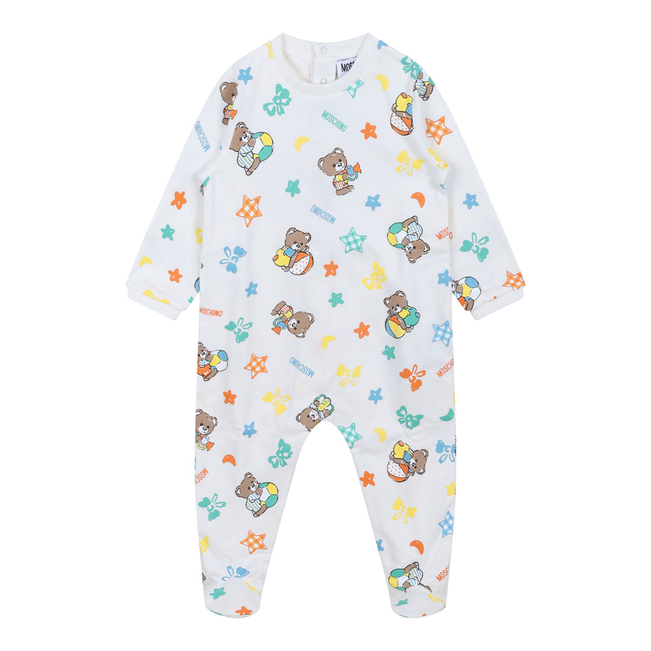 MOSCHINO KIDS Mini Cloud Toy Nursery Jumpsuit for Boys