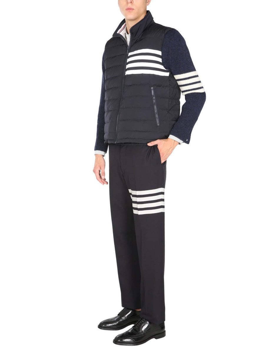 THOM BROWNE 4-Bar Down Vest - Size 3 JP