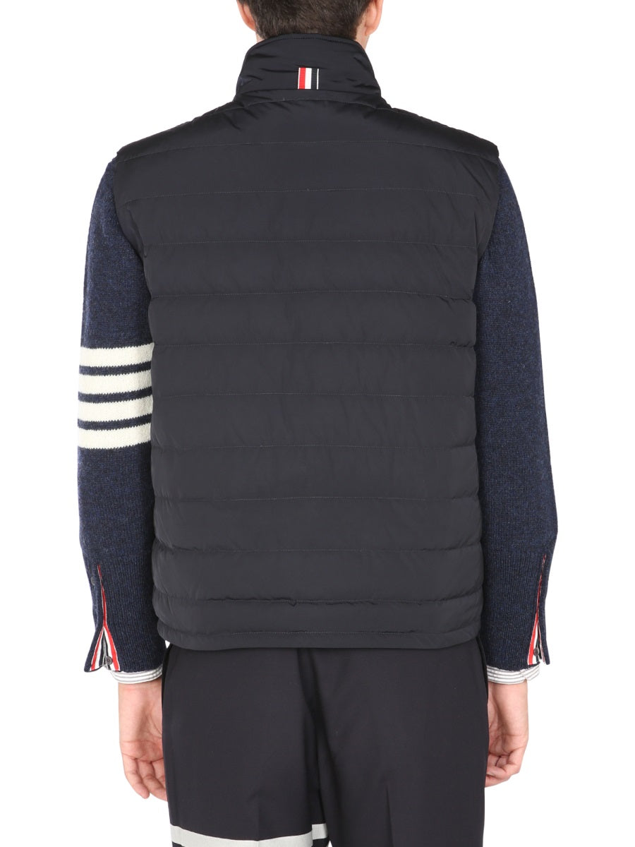 THOM BROWNE 4-Bar Down Vest - Size 3 JP