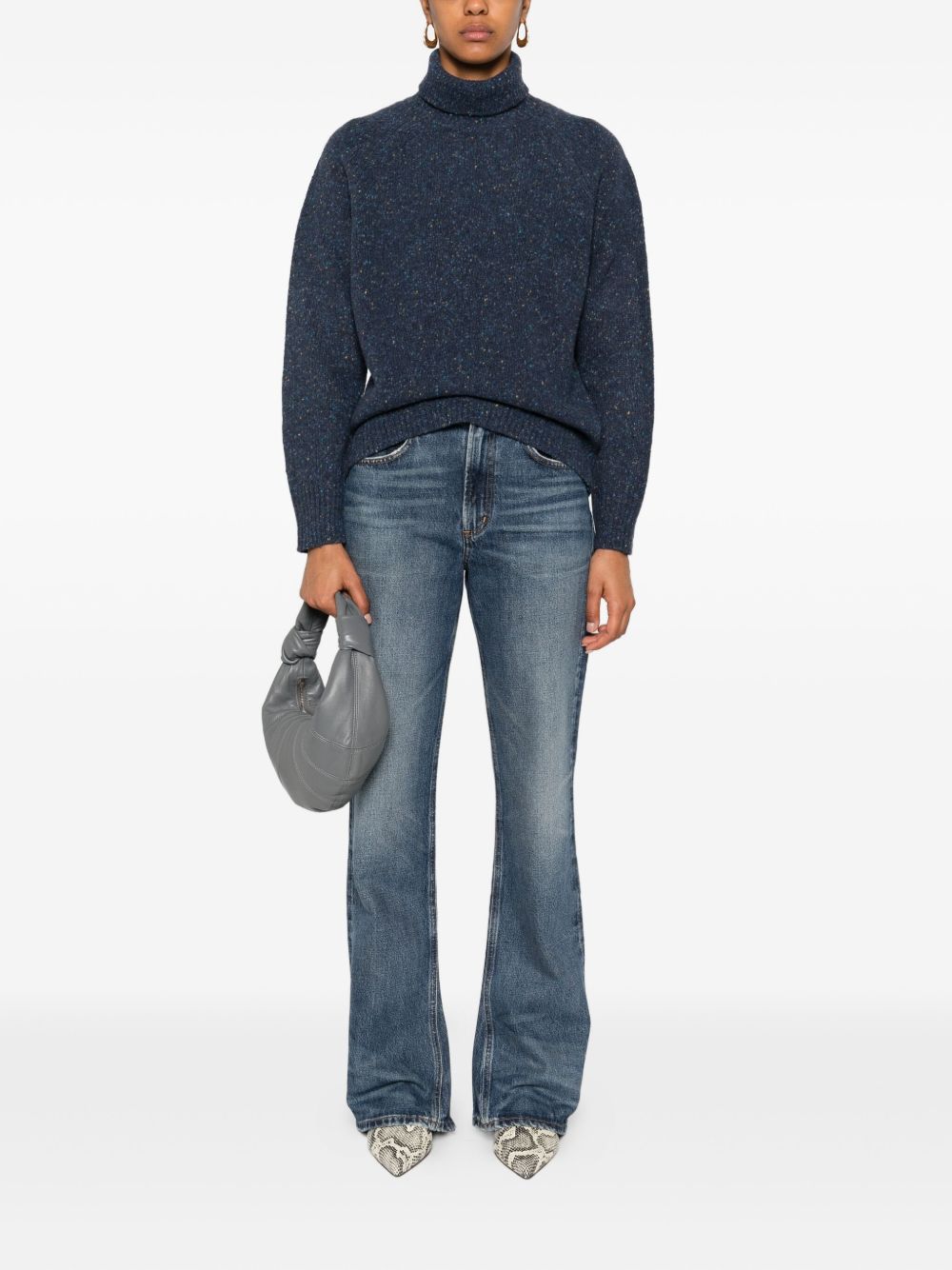 BEYOU Wool Turtle-Neck Sweater