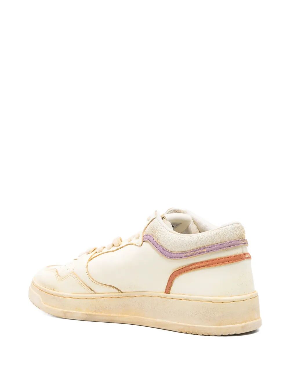 AUTRY Medium Way Sup Vintage Leather Sneakers