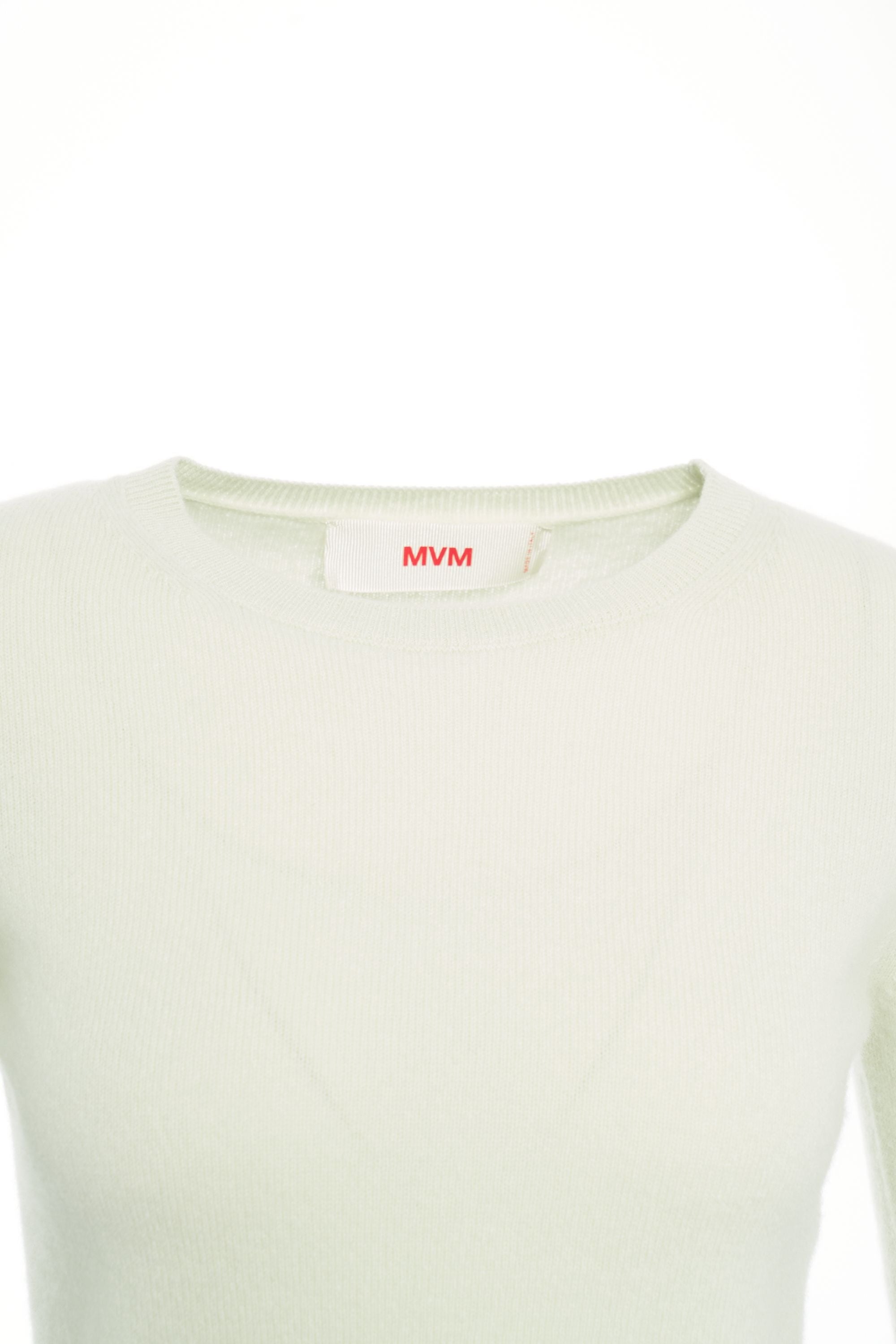 MVM Cashmere Sweater with Three-Quarter Sleeves