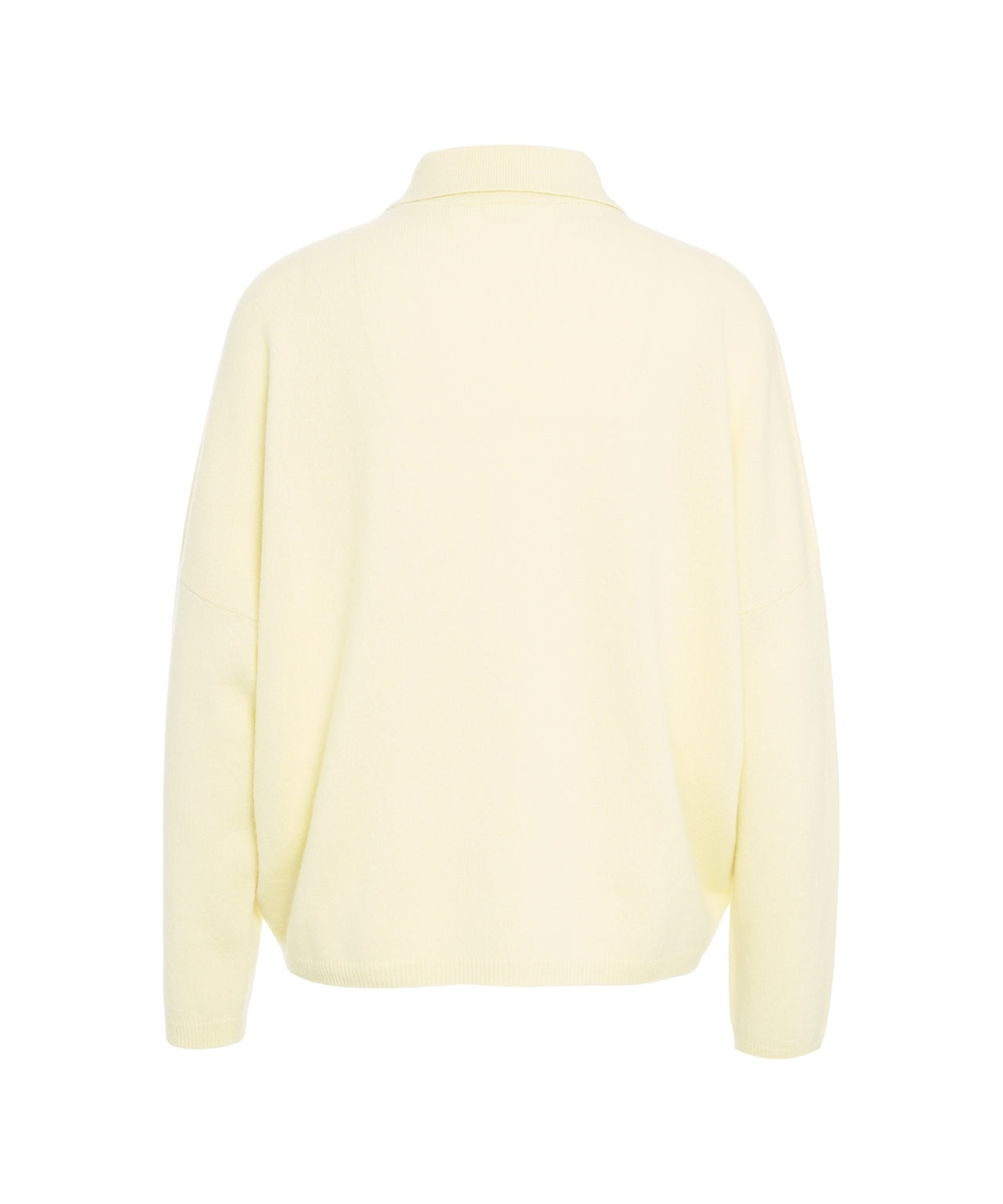 MVM Luxurious Cashmere Pullover with Polo Collar - Relaxed Fit