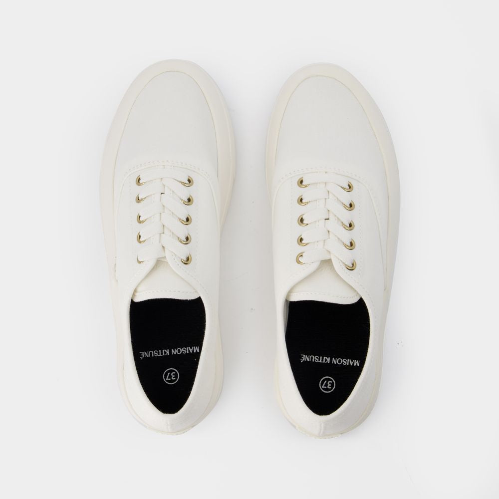 MAISON KITSUNÉ Lace Up Sneakers for Women