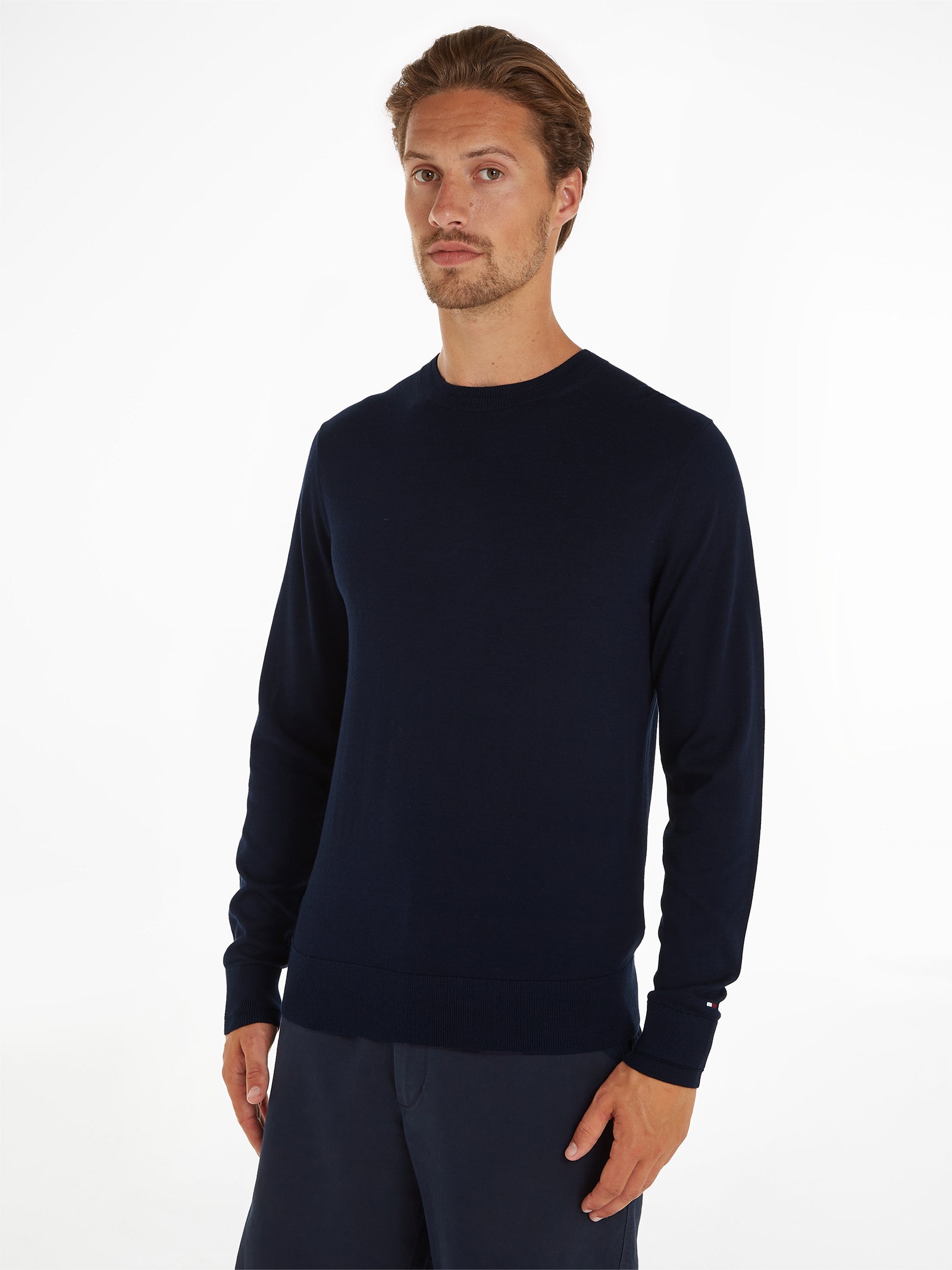TOMMY HILFIGER Men's Classic Crew Neck Sweater