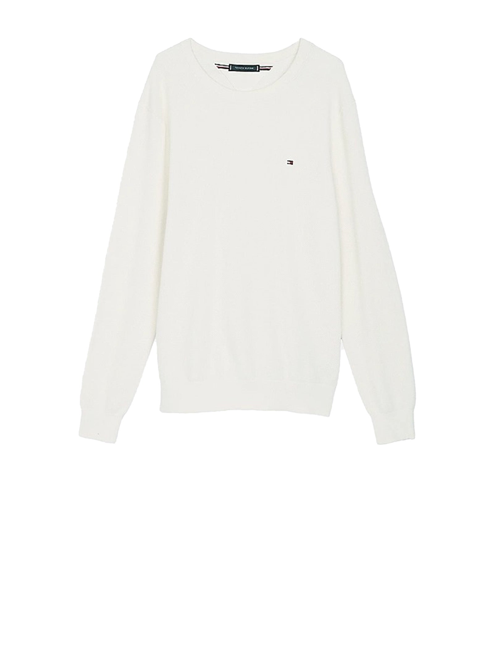 TOMMY HILFIGER Honeycomb Textured Knit Pullover for Men