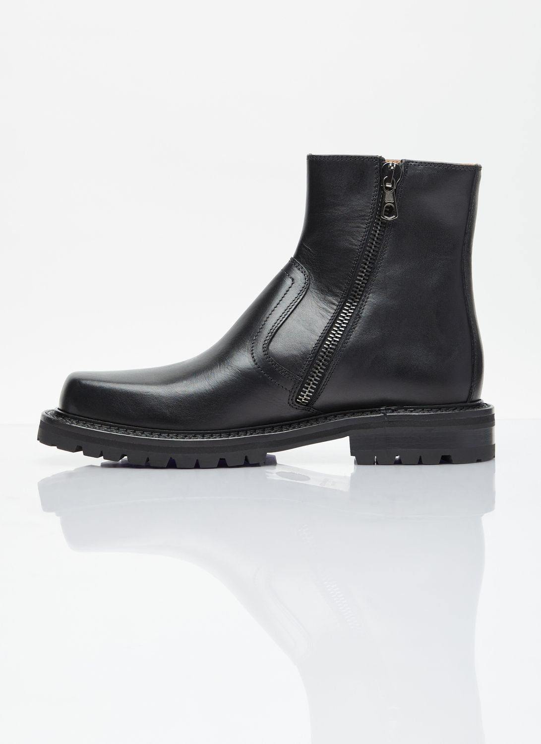 DRIES VAN NOTEN Premium Leather Chelsea Boots for Men