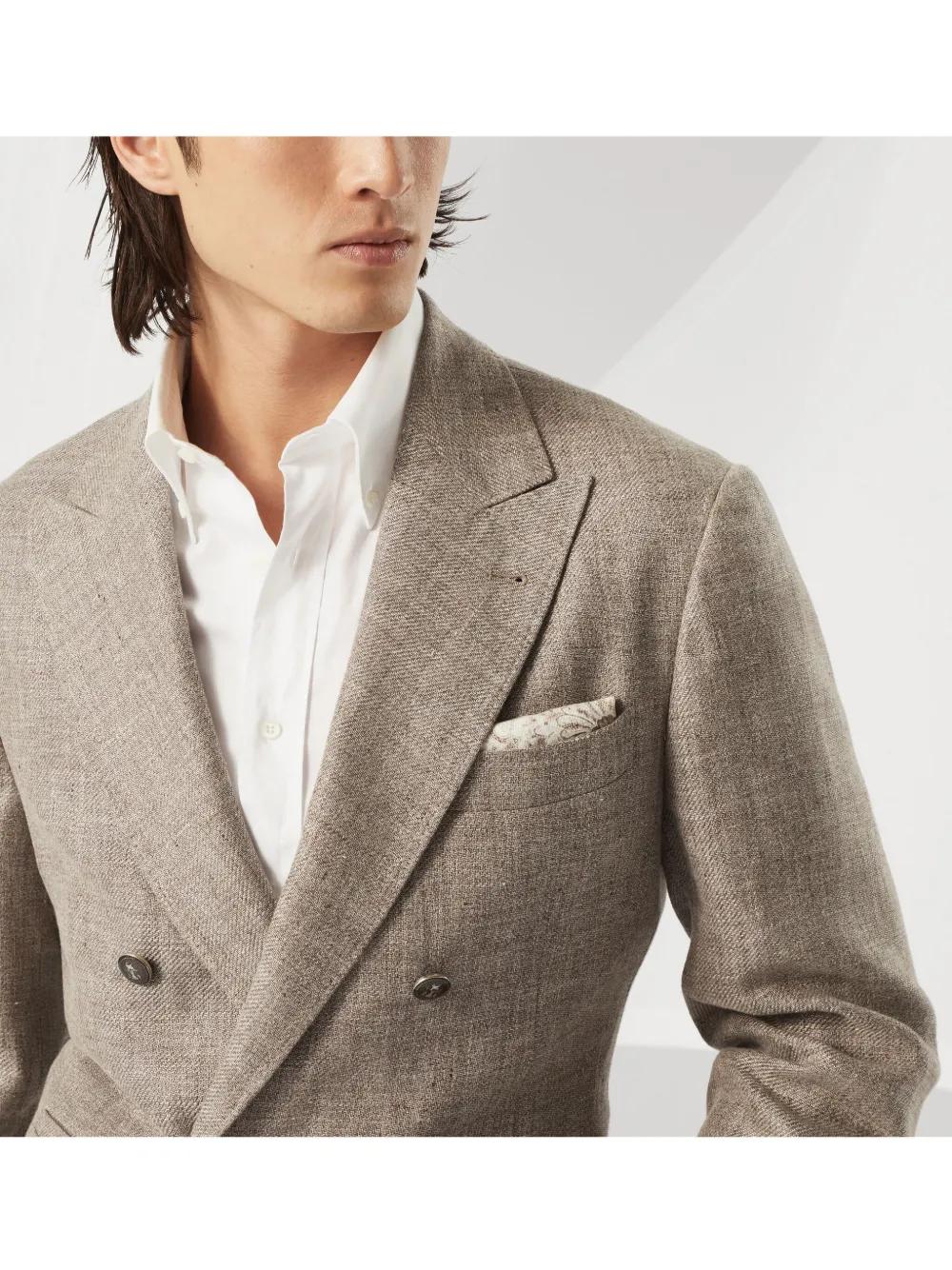 BRUNELLO CUCINELLI Tailored Twill Blazer for Men