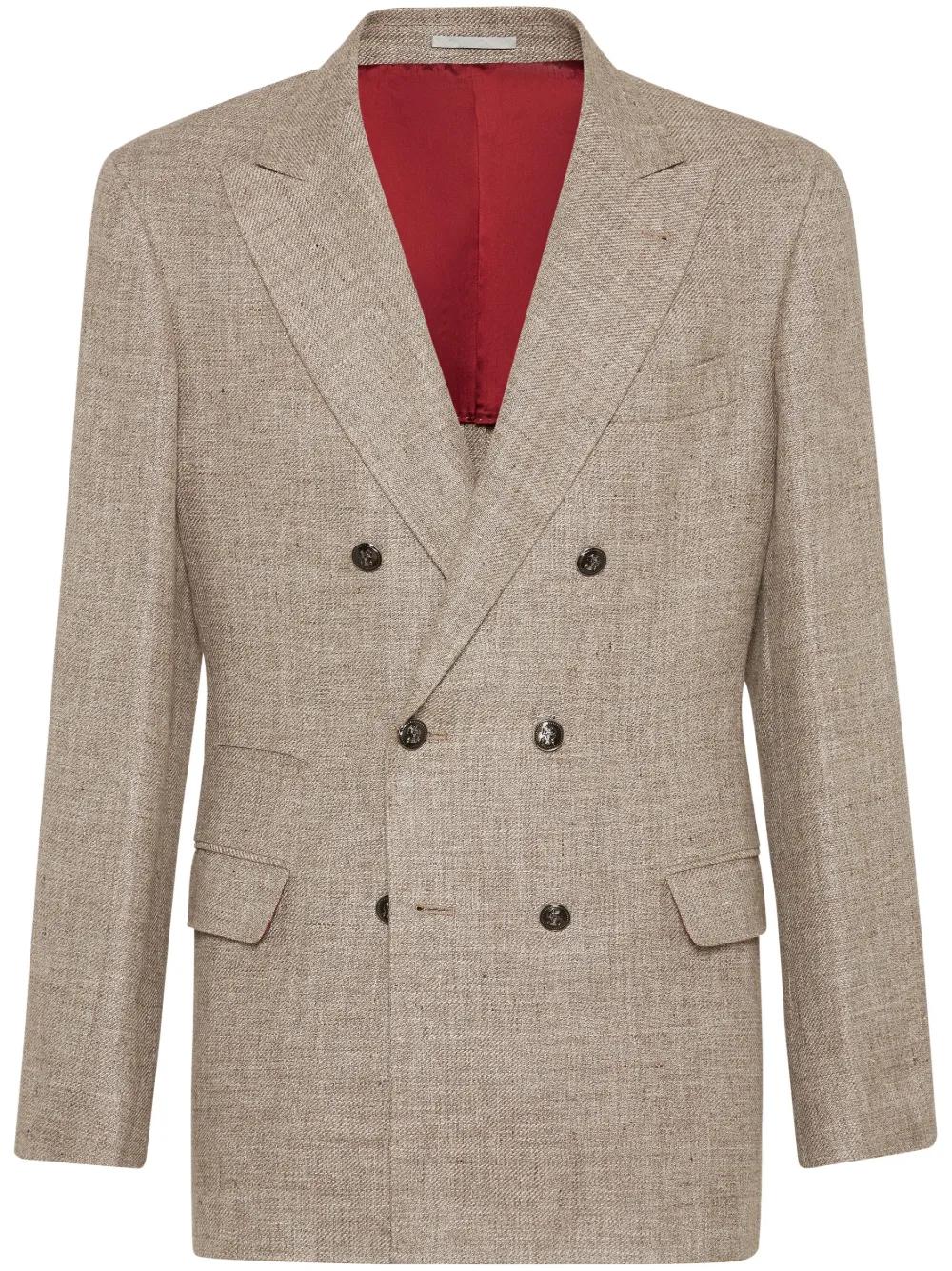 BRUNELLO CUCINELLI Tailored Twill Blazer for Men