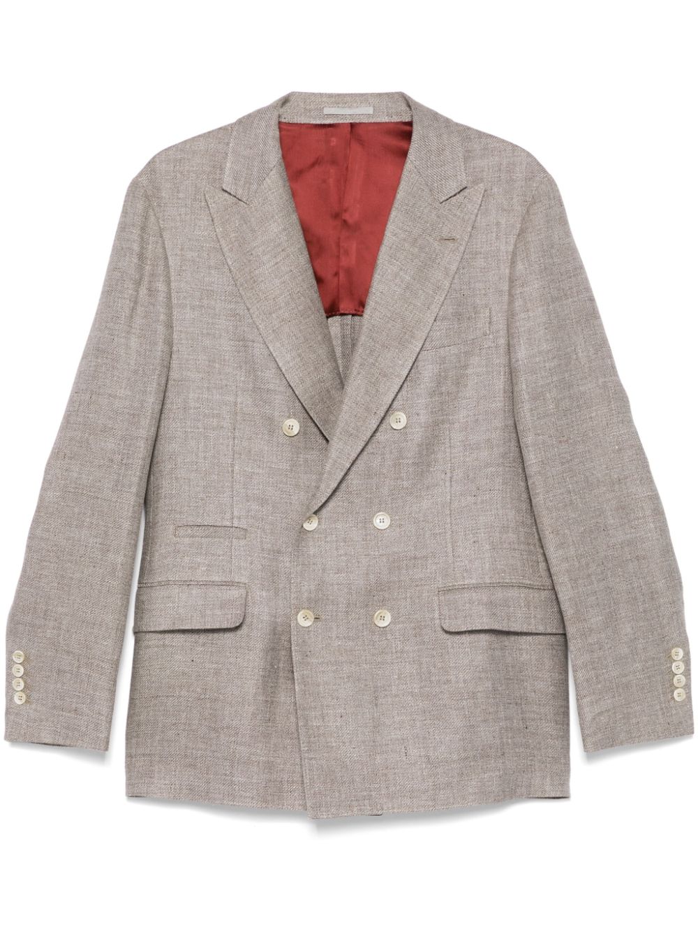 BRUNELLO CUCINELLI Linen Blend Jacket for Men - SS25 Collection