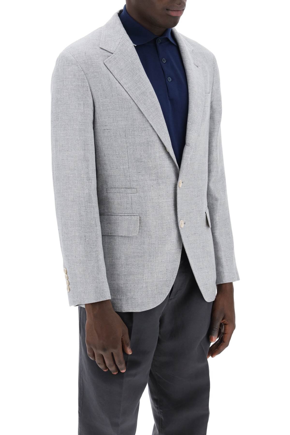 BRUNELLO CUCINELLI Men's Suit-Type Jacket with Notched Lapels