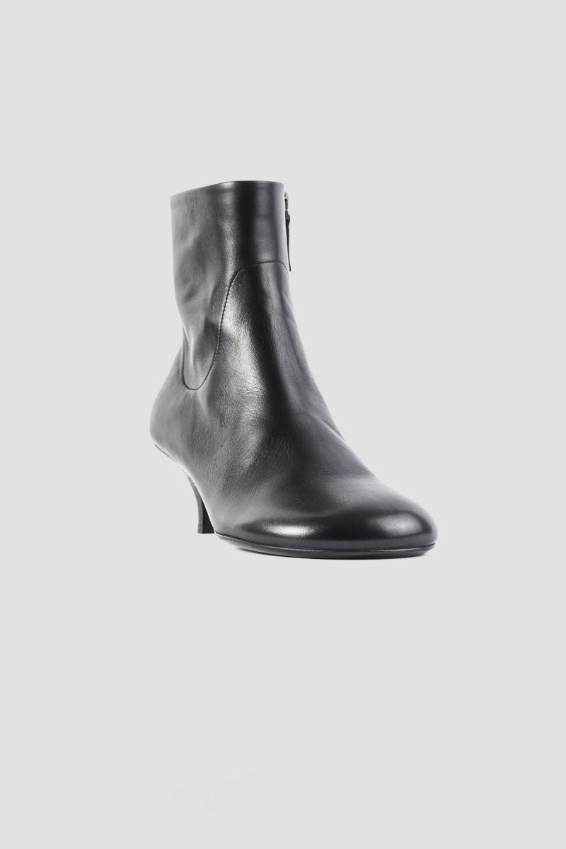 MARSELL Elegant Ankle Boot with Rubber Insert - 4.5cm Heel