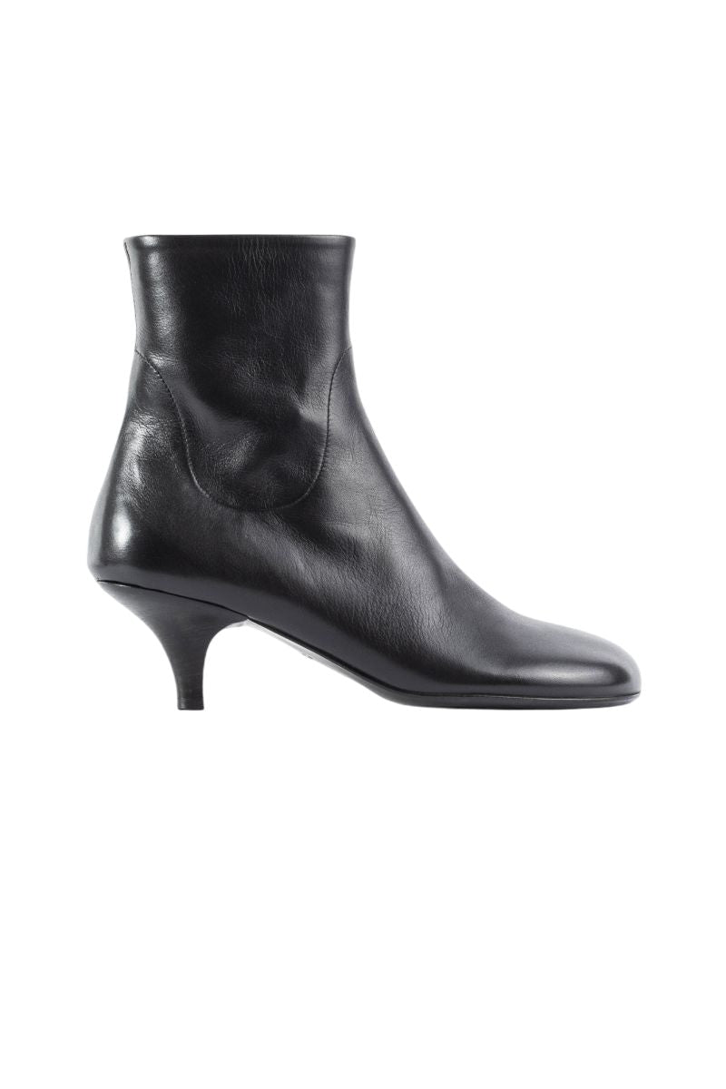 MARSELL Elegant Ankle Boot with Rubber Insert - 4.5cm Heel