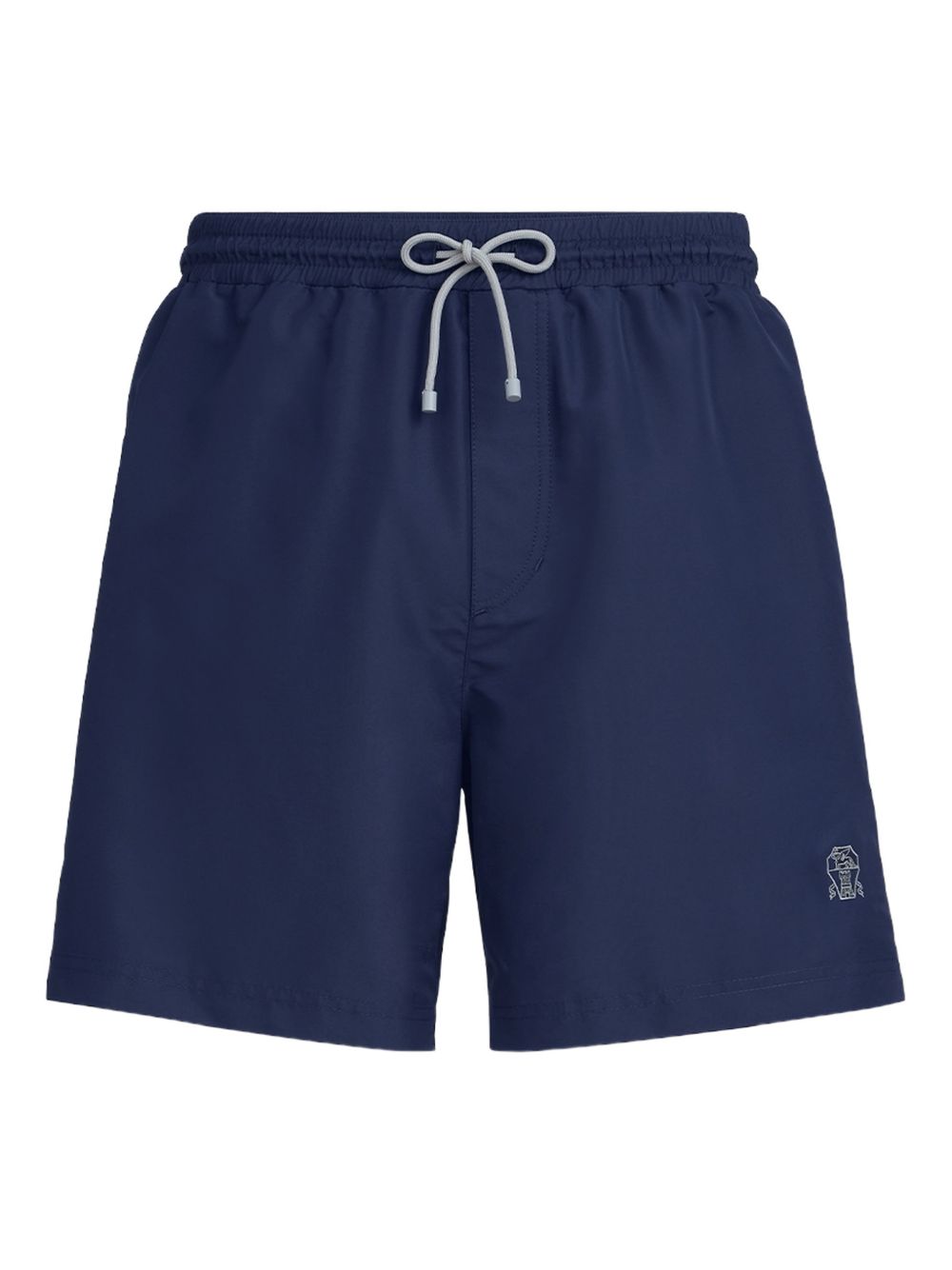 BRUNELLO CUCINELLI Men's Mini Swim Shorts with Drawstring Fastening