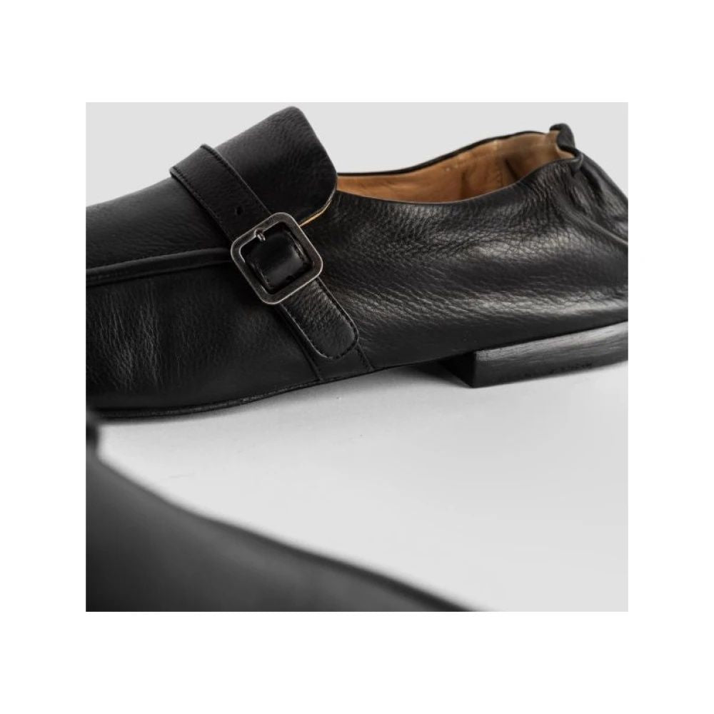 MARSELL Women's Stylish Loafers with Silver Buckle