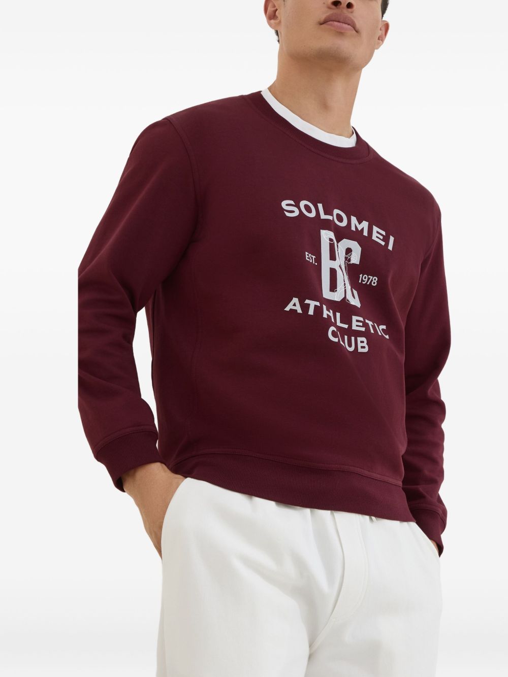 BRUNELLO CUCINELLI Crew Neck Long Sleeve Sweatshirt