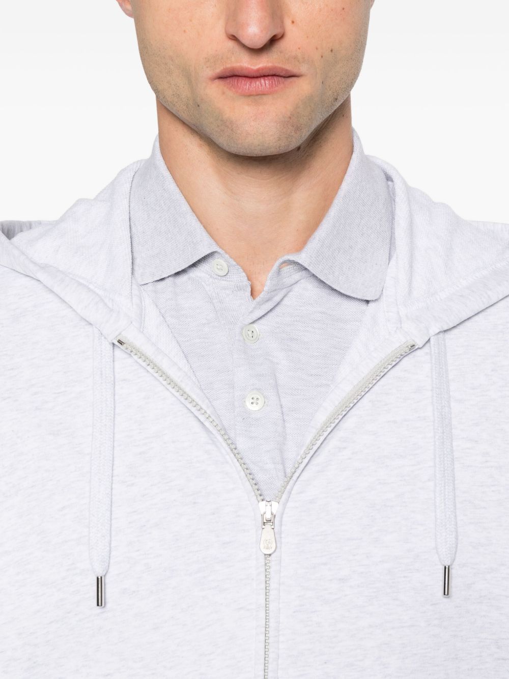 BRUNELLO CUCINELLI Luxury Cotton Zipped Hoodie for Men