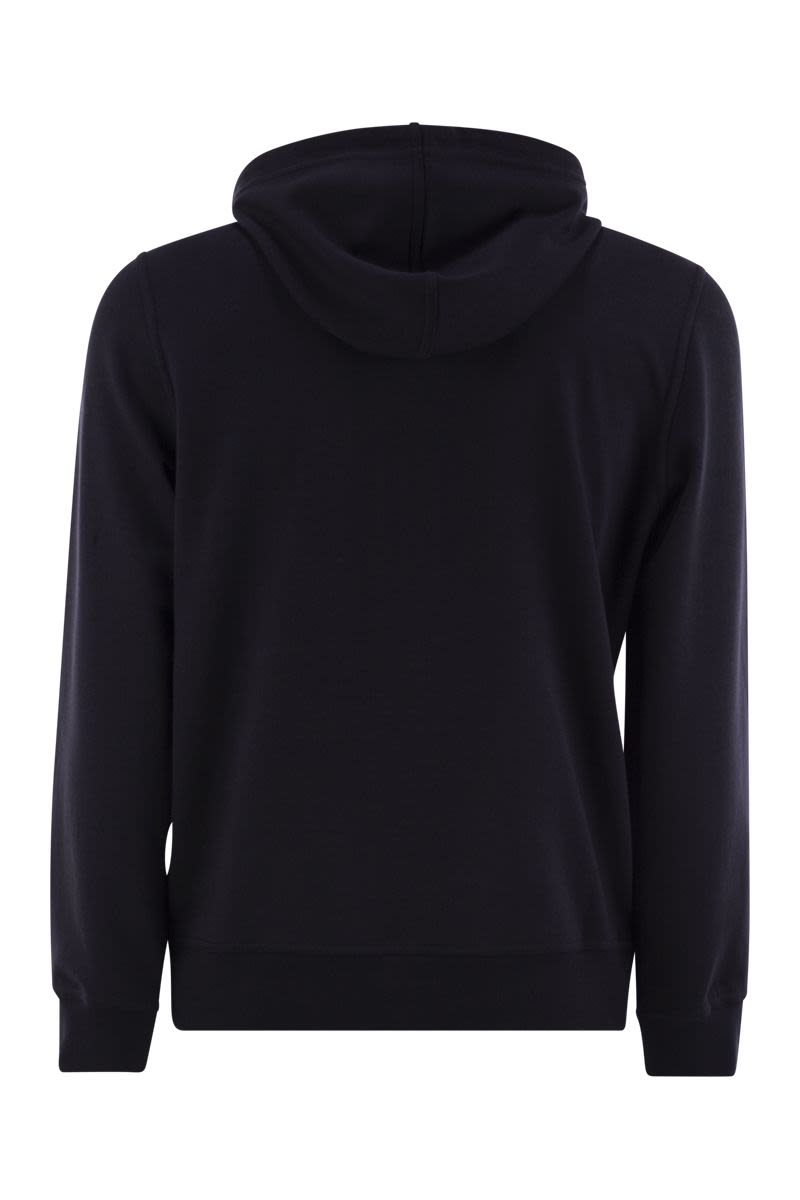 BRUNELLO CUCINELLI Men's Cotton Fleece Zip-Up Hoodie