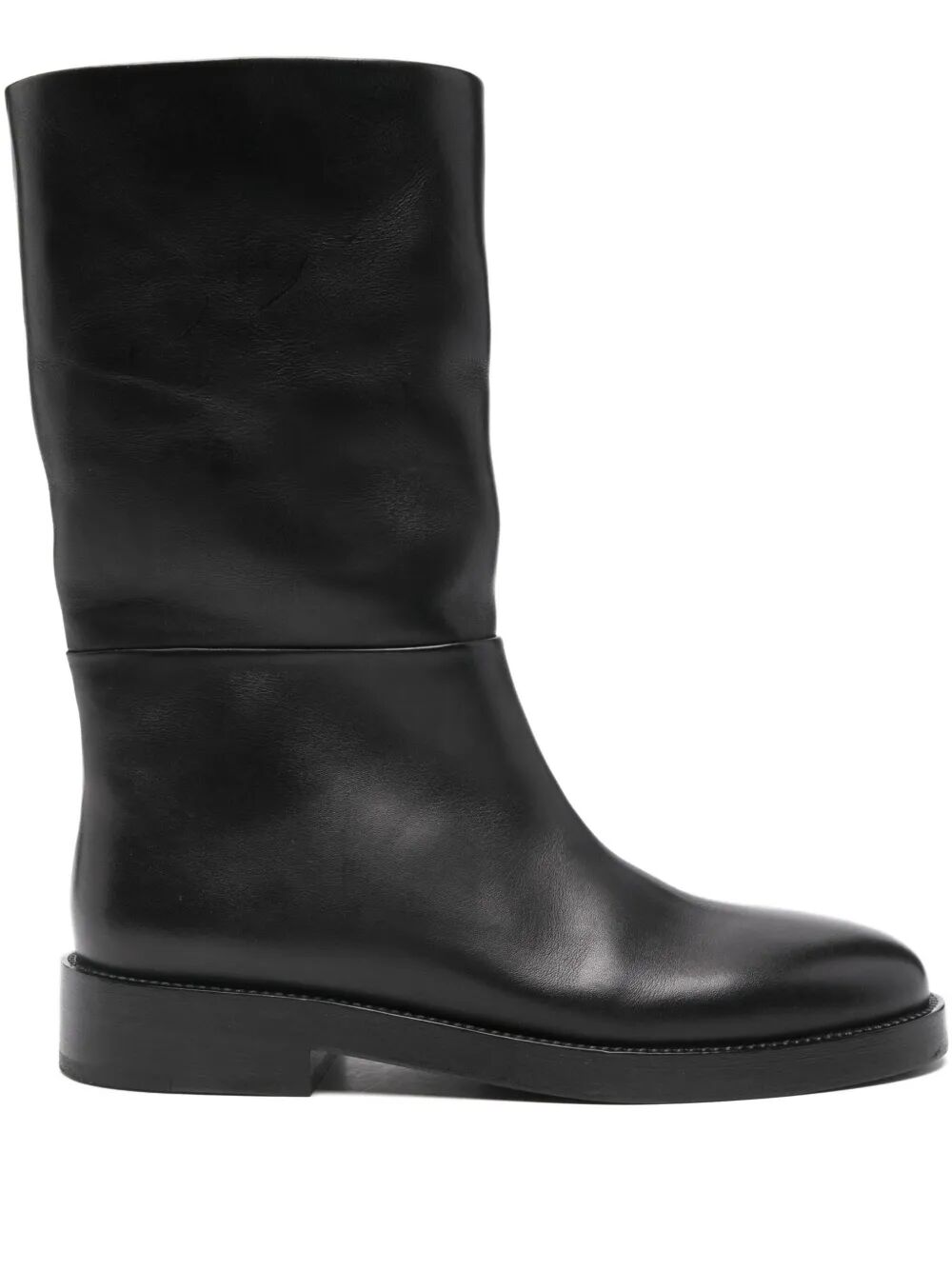 MARSELL Luxury Smooth Calfskin Ankle Boots for Women