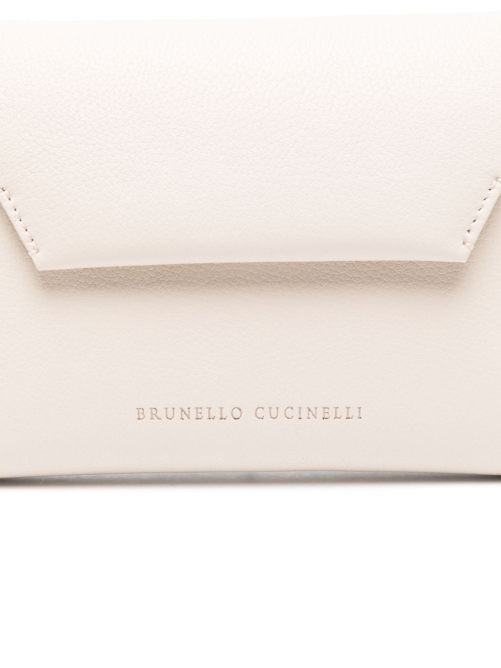 BRUNELLO CUCINELLI Mini Leather Handbag with Detachable Strap