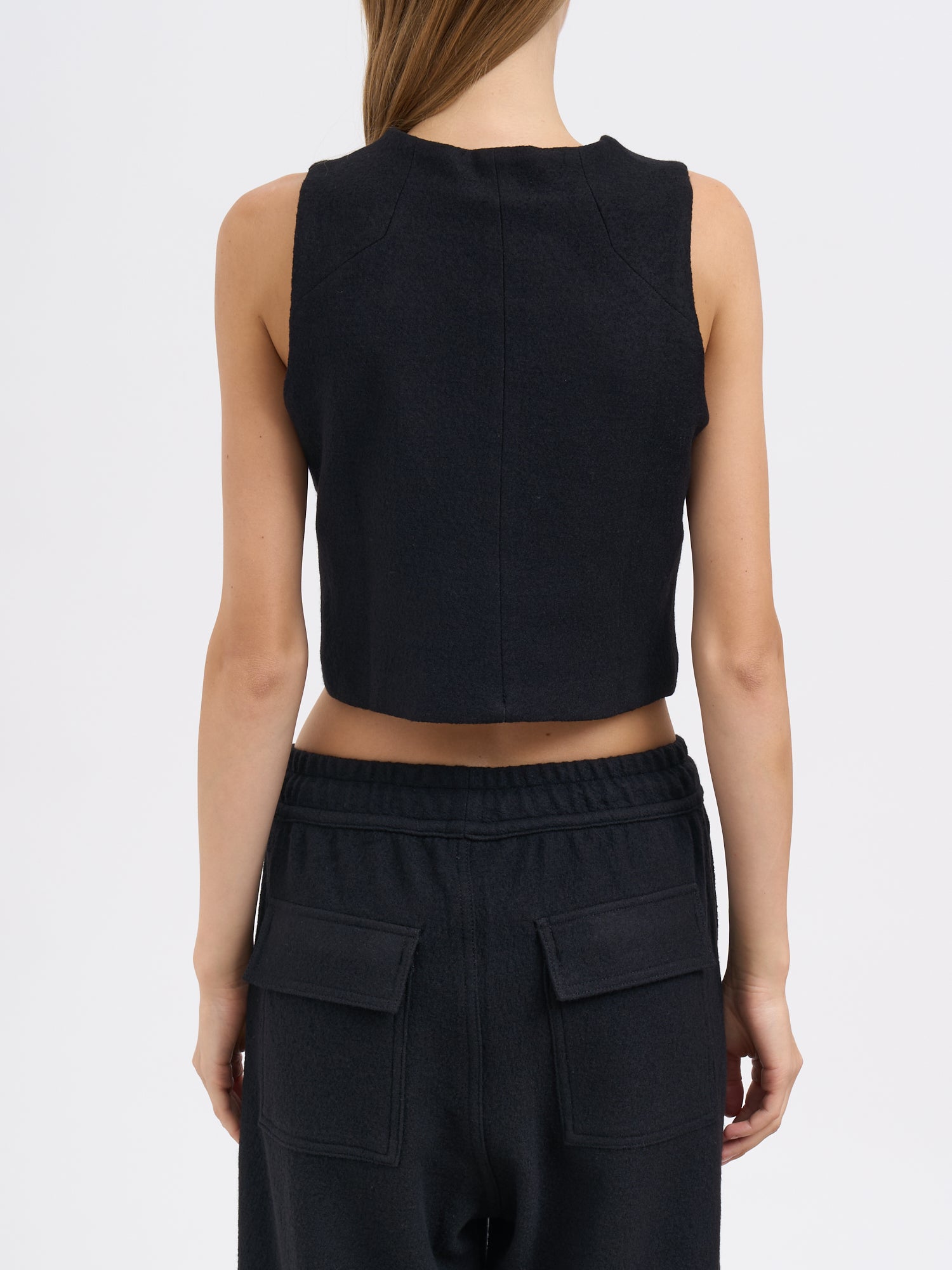 THOM KROM Fitted Wool Vest for Women