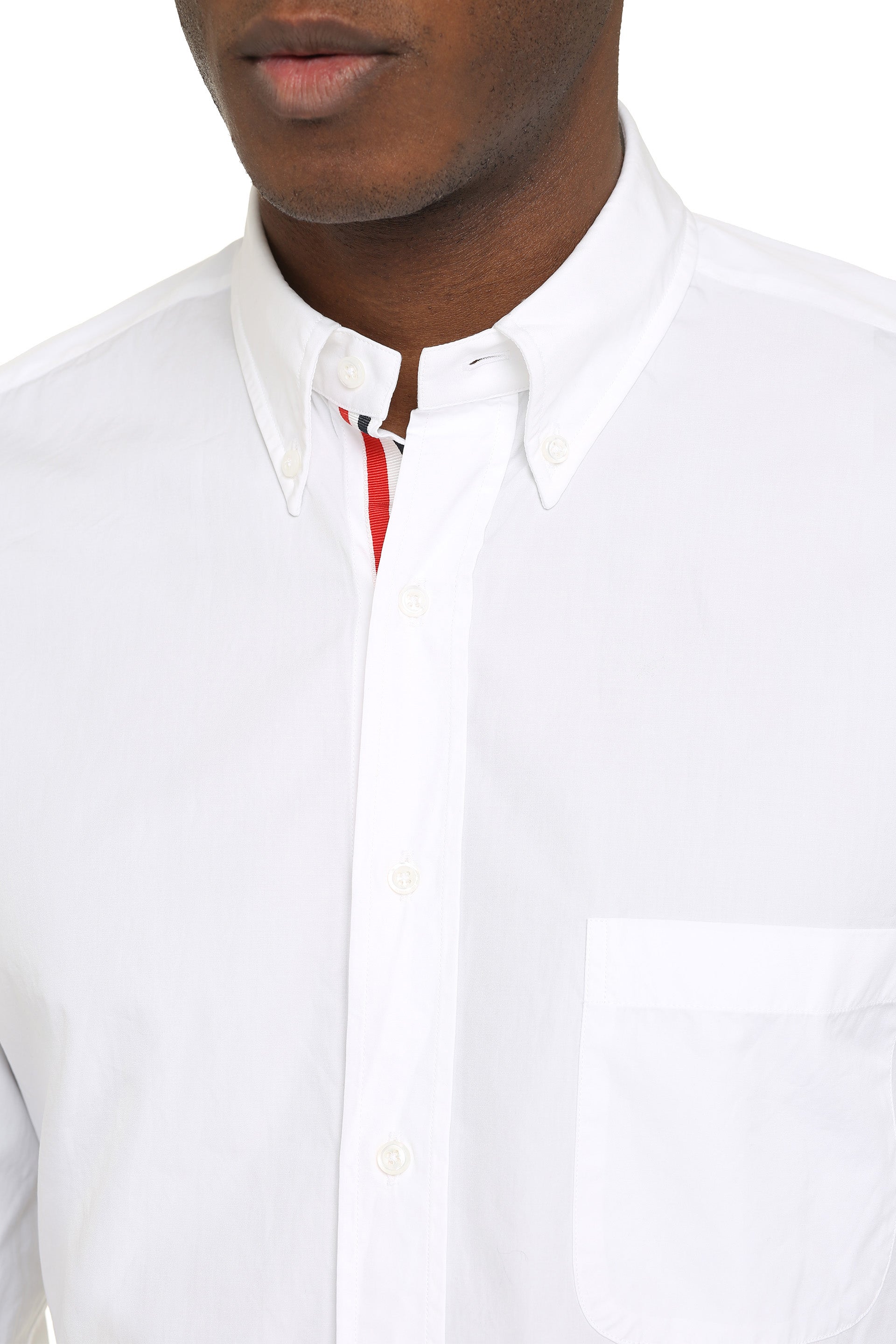 THOM BROWNE Classic Button-Down Cotton Shirt