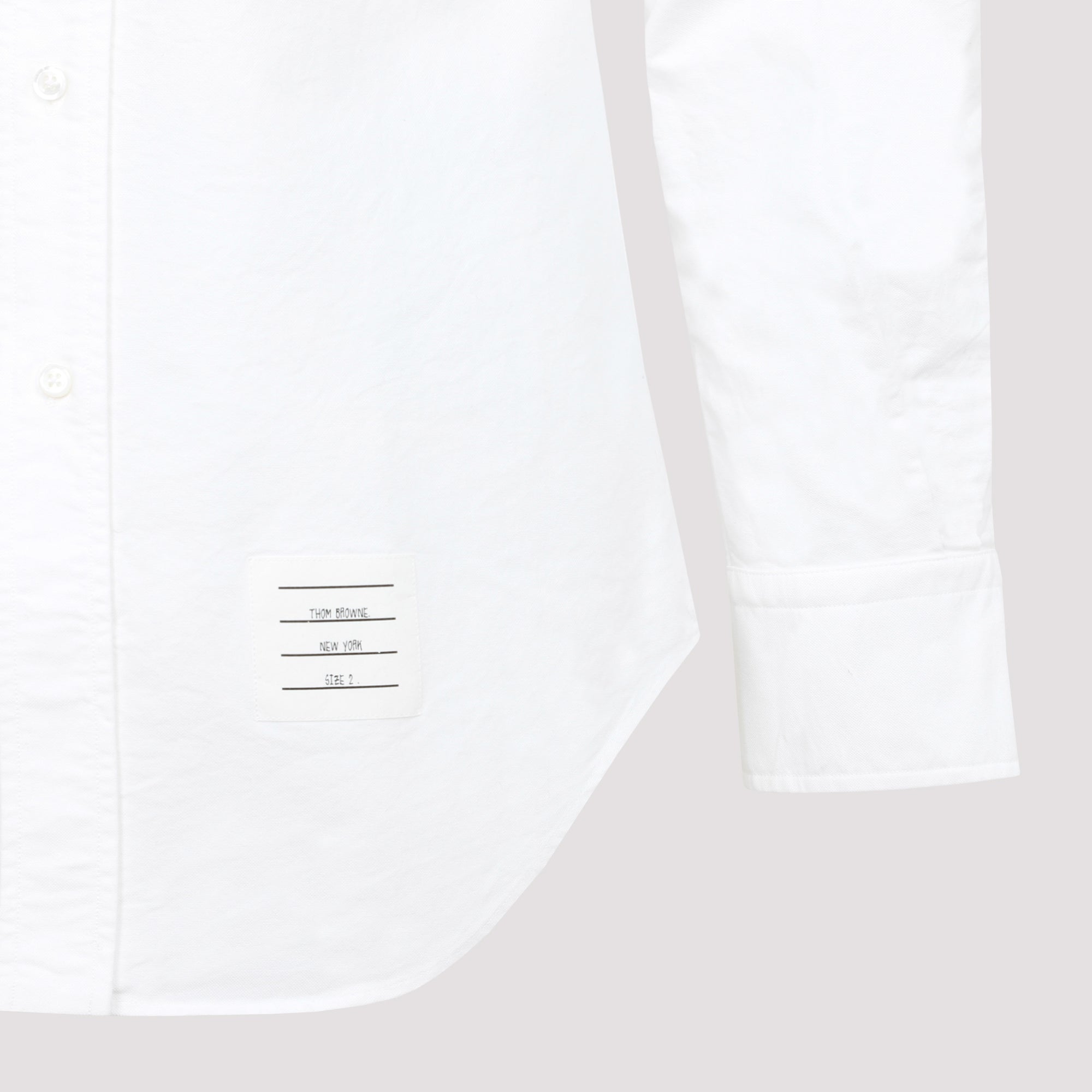 THOM BROWNE Grosgrain Oxford Shirt