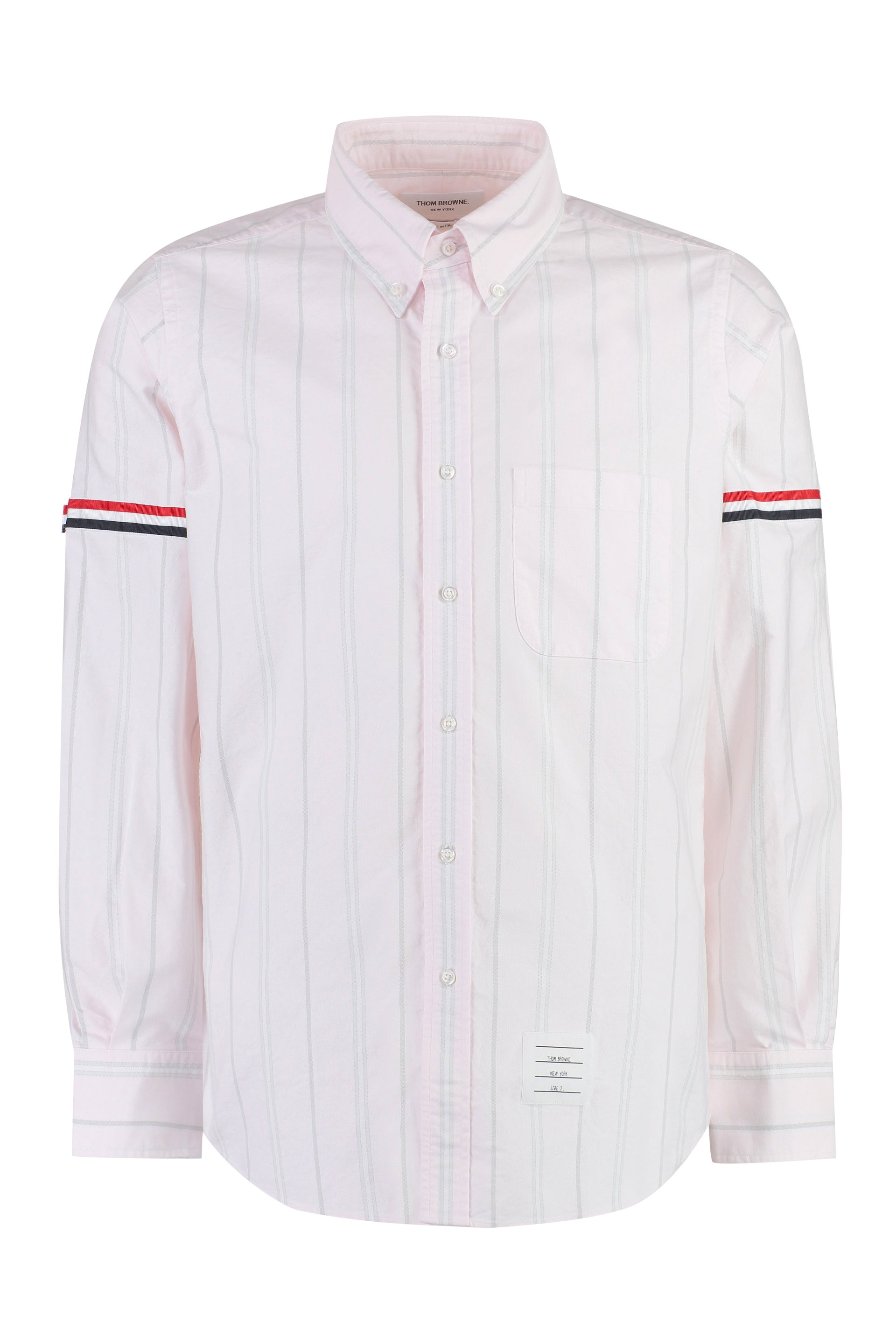 THOM BROWNE Striped Cotton Shirt - Size 00 to 5