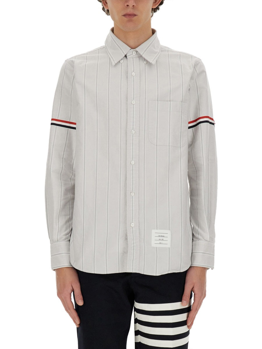 THOM BROWNE Straight Fit Shirt - Size 2 JP