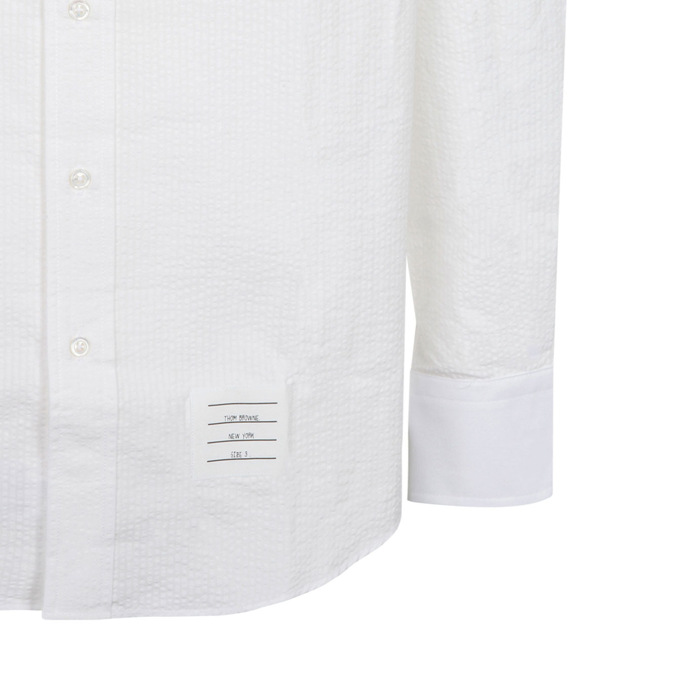 THOM BROWNE Essential Cotton Shirt for Men