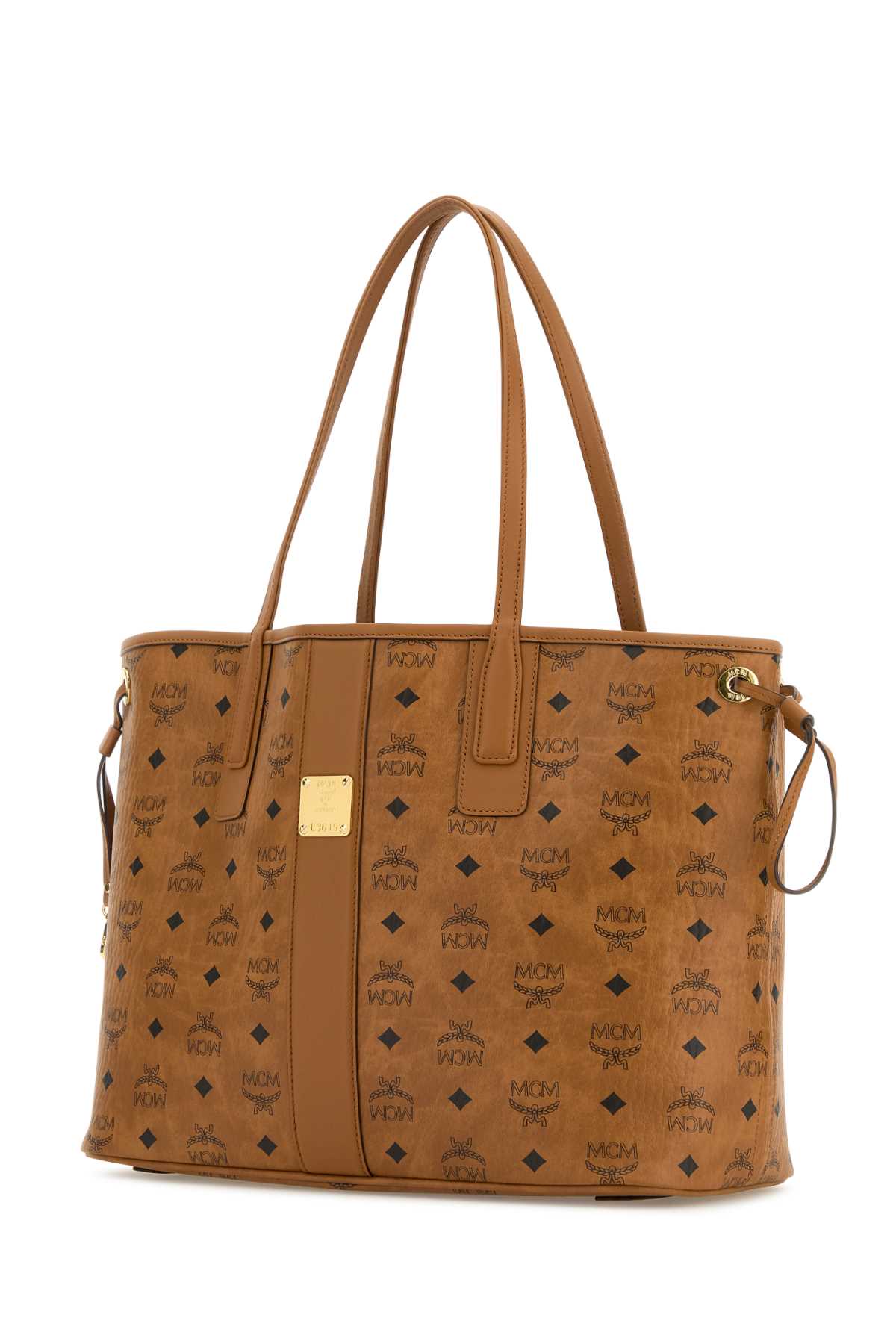 MCM Medium Printed Canvas Shopper Handbag