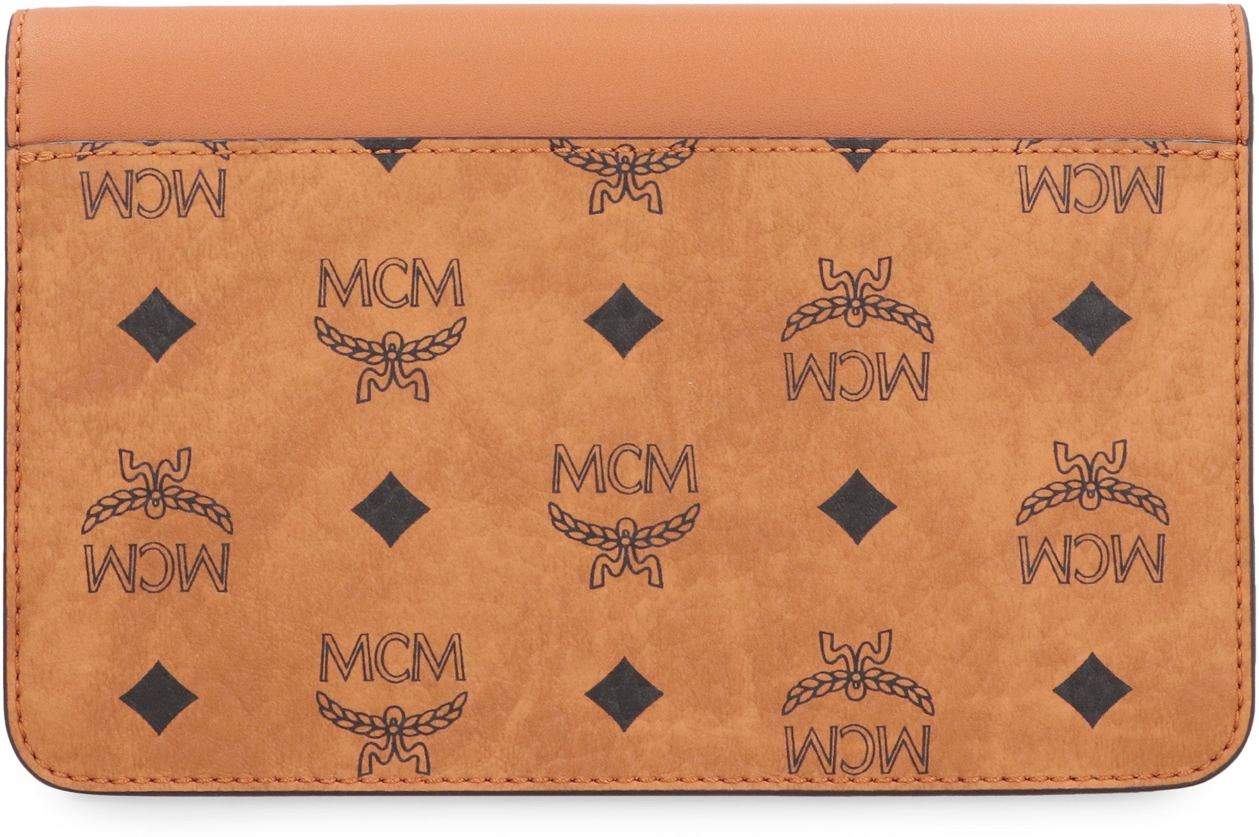 MCM Mini Printed Canvas Diamond Crossbody Handbag