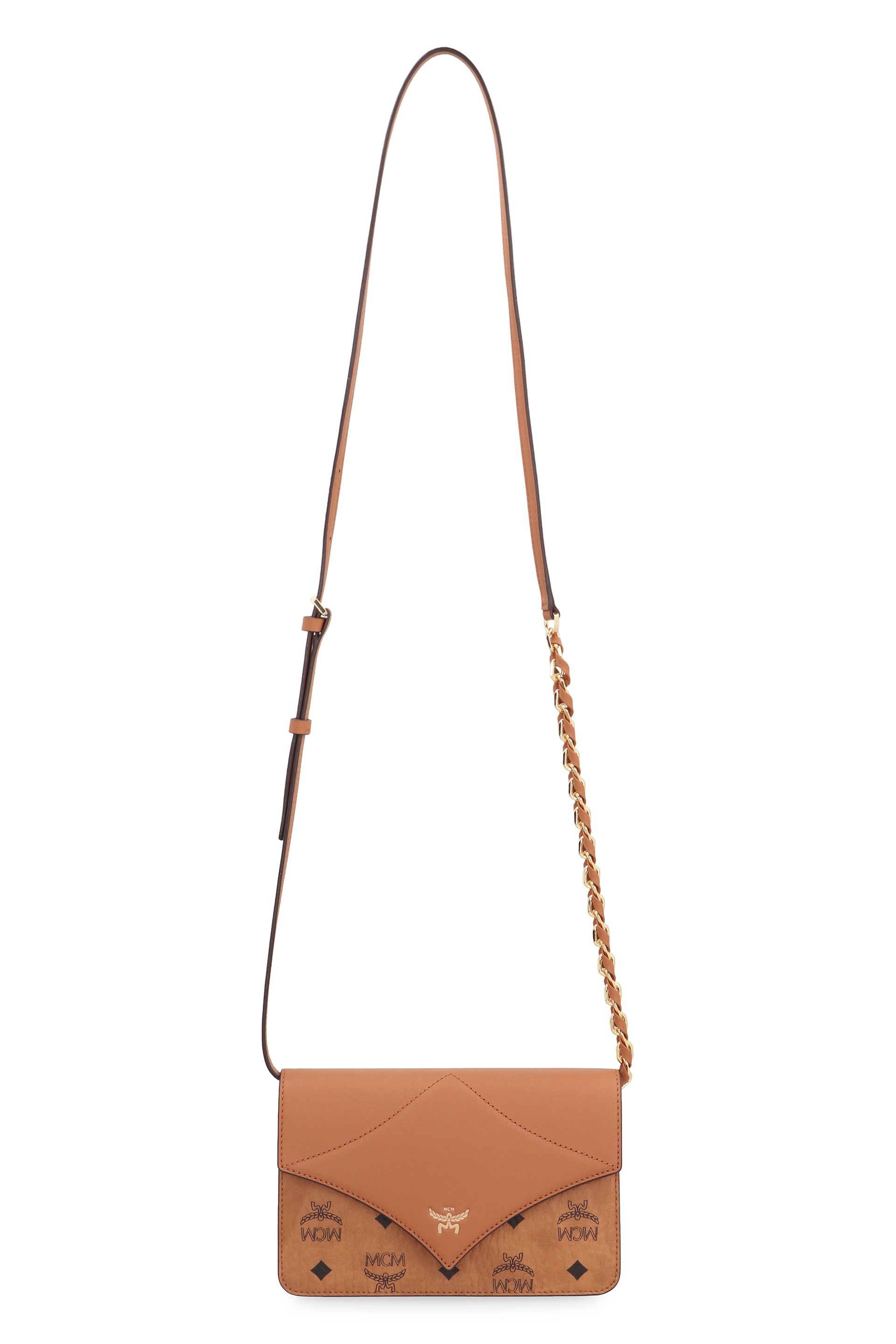 MCM Mini Printed Canvas Diamond Crossbody Handbag