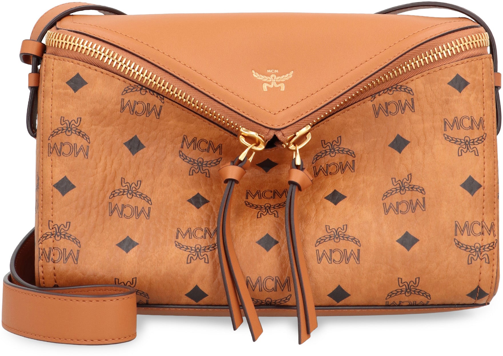 MCM 3D Mini Crossbody Handbag in Mixed Leather
