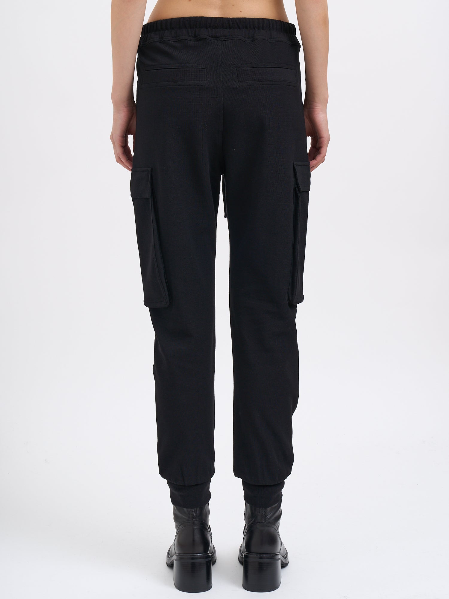 THOM KROM Women's Drop-Crotch Slim Leg Cargo Jogger Pants