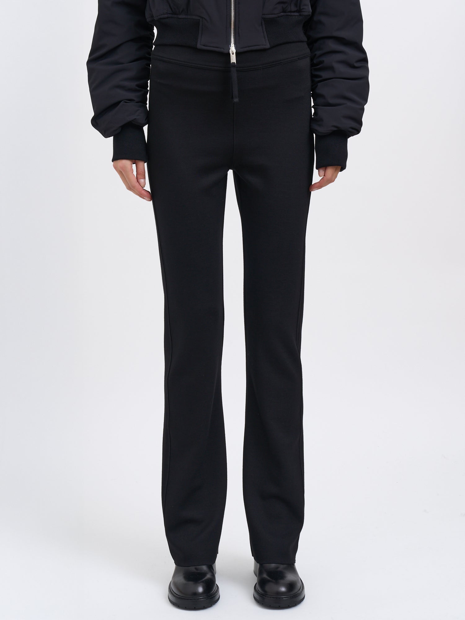 THOM KROM Slim Flared High Waist Pants