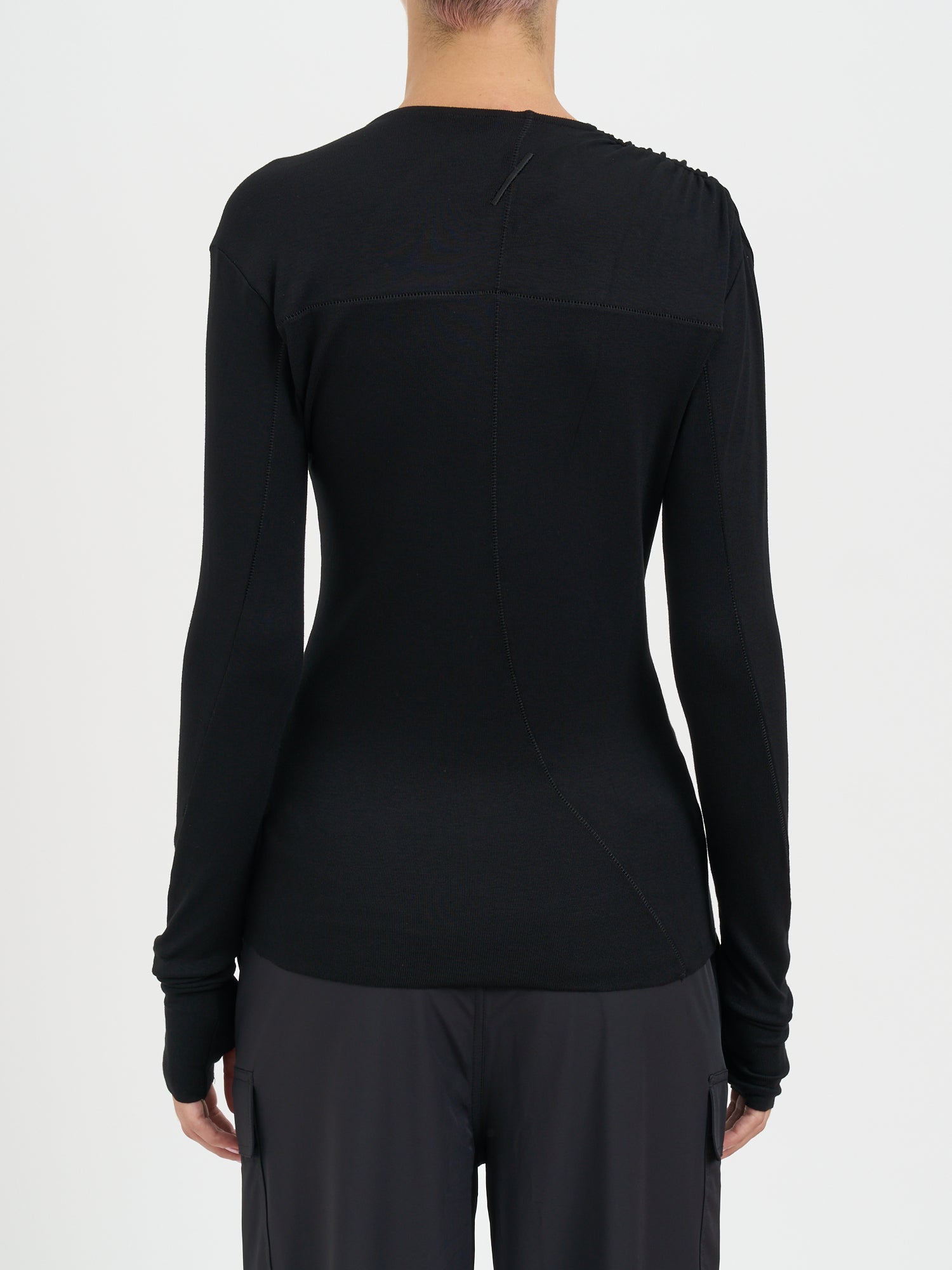 THOM KROM Slim Fit Long Sleeve Top in Size S