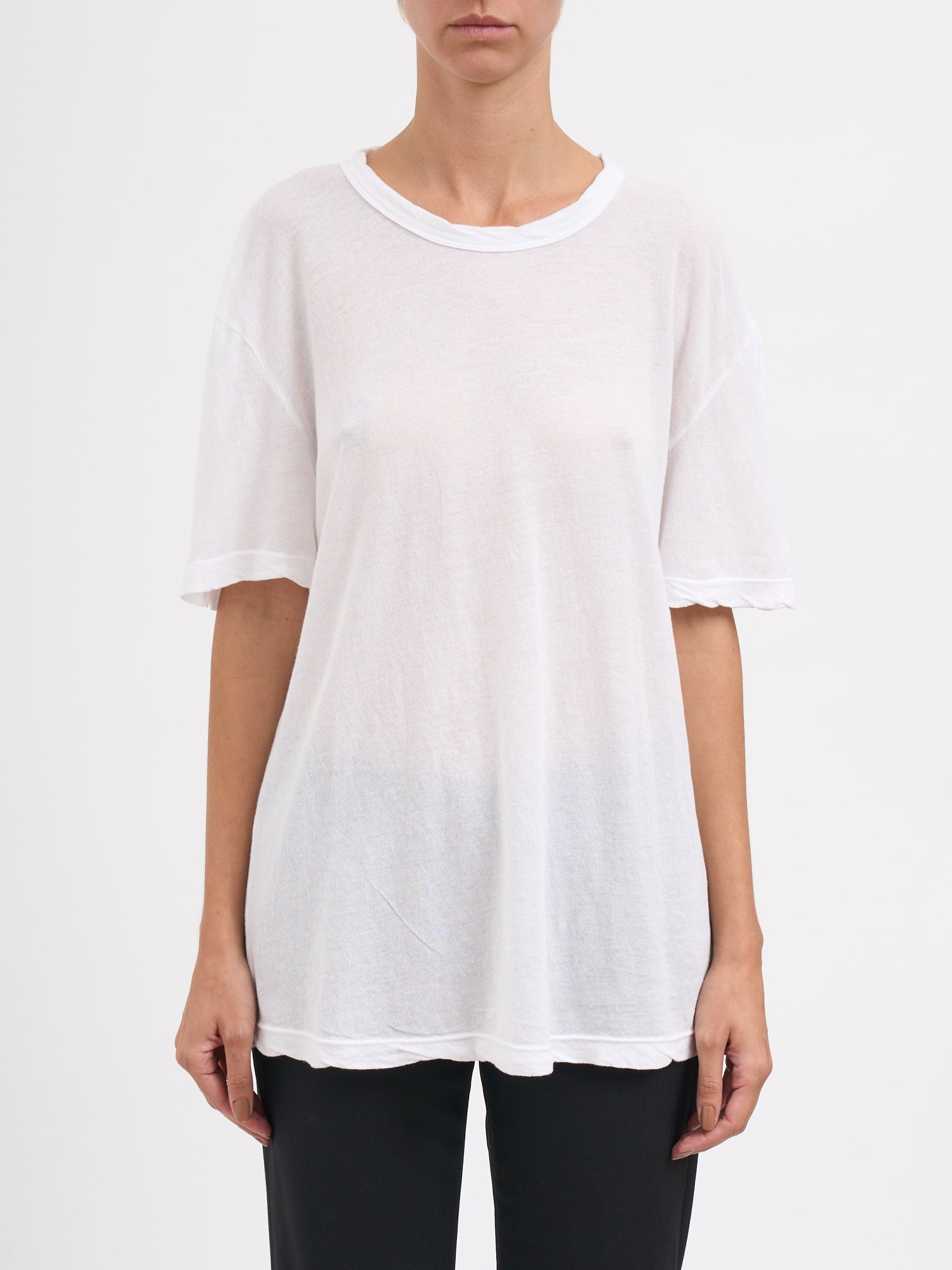 JAMES PERSE Oversized Crew Neck T-Shirt - Size 1