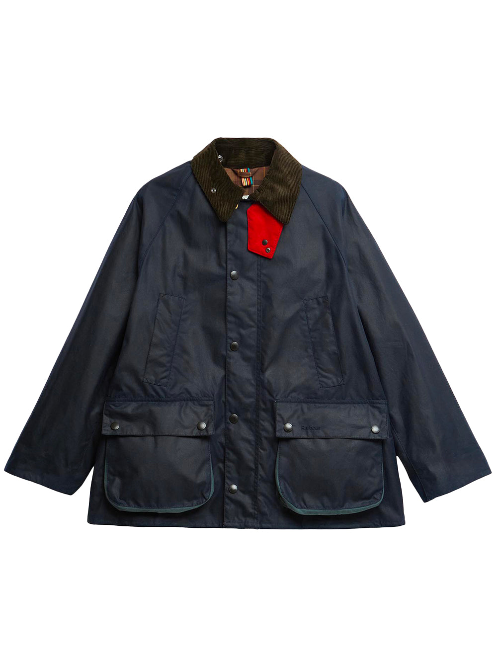 PAUL SMITH LOVES BARBOUR Oversized Bedale Waxed Jacket