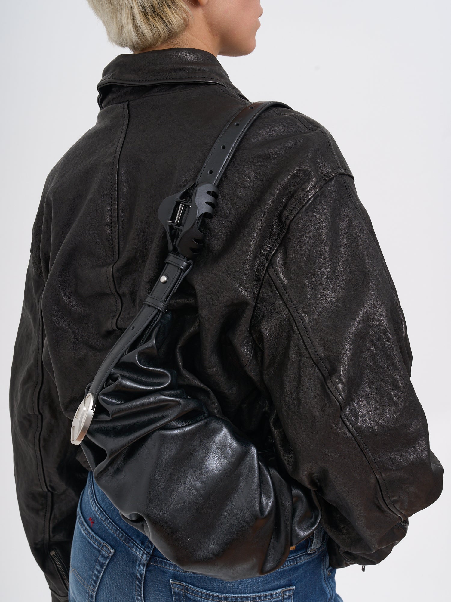 DIESEL Mini Hobo Handbag