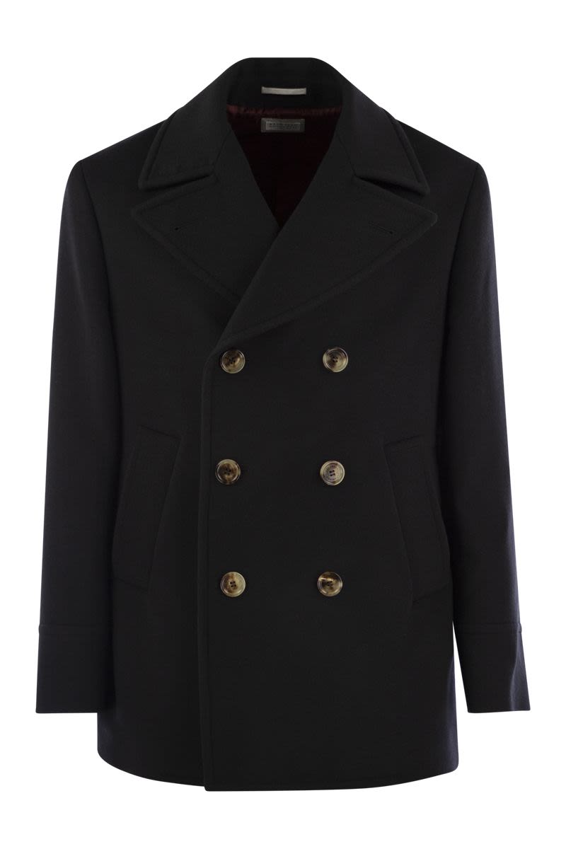 BRUNELLO CUCINELLI Double Wool Beaver Caban for Men