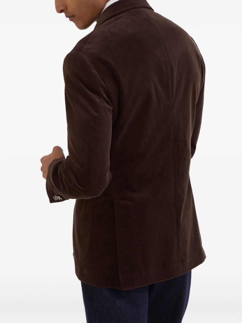 BRUNELLO CUCINELLI Double-Breasted Cotton Jacket for Men