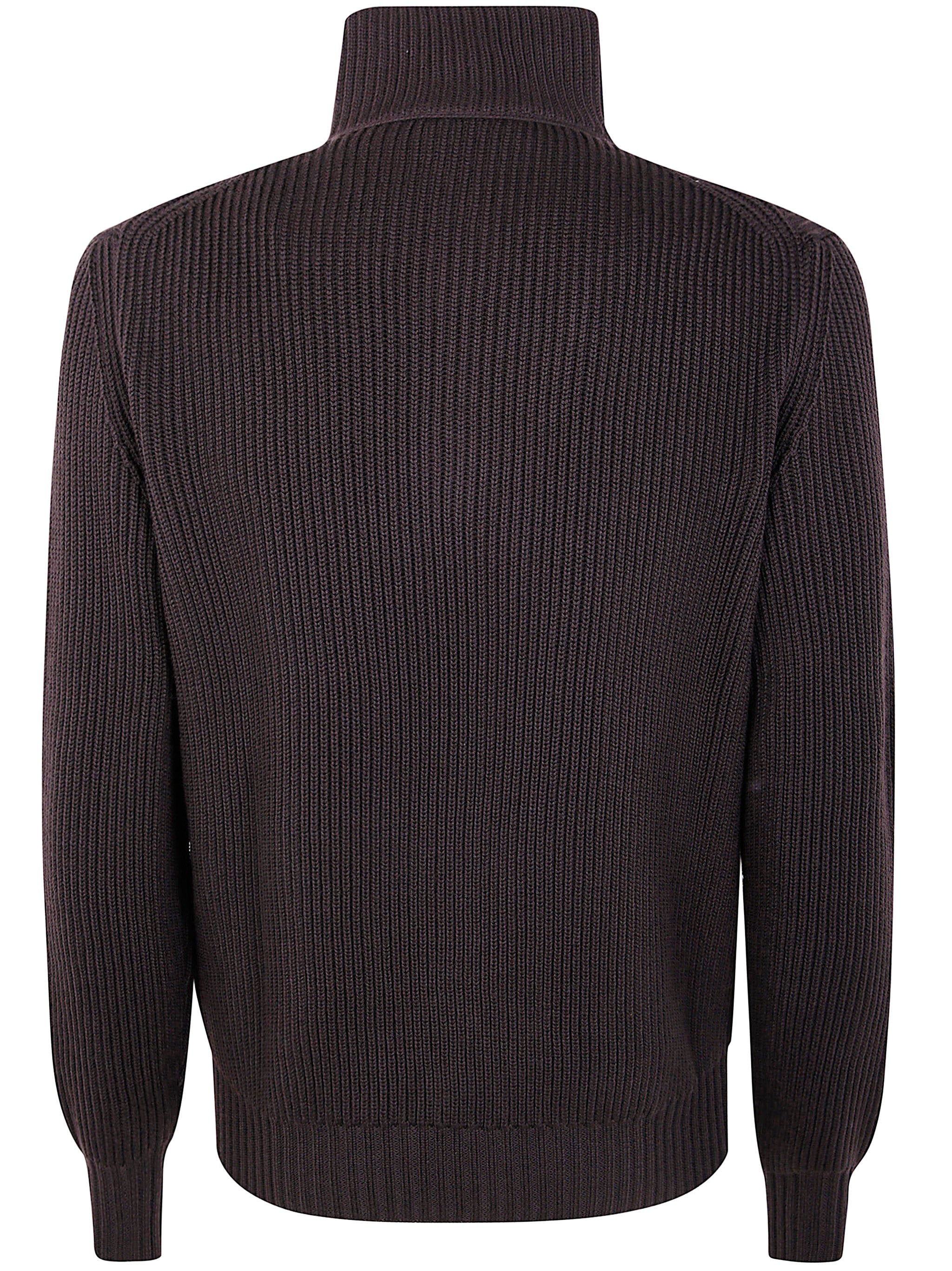 FILIPPO DE LAURENTIIS Men's Half Zip Sweater